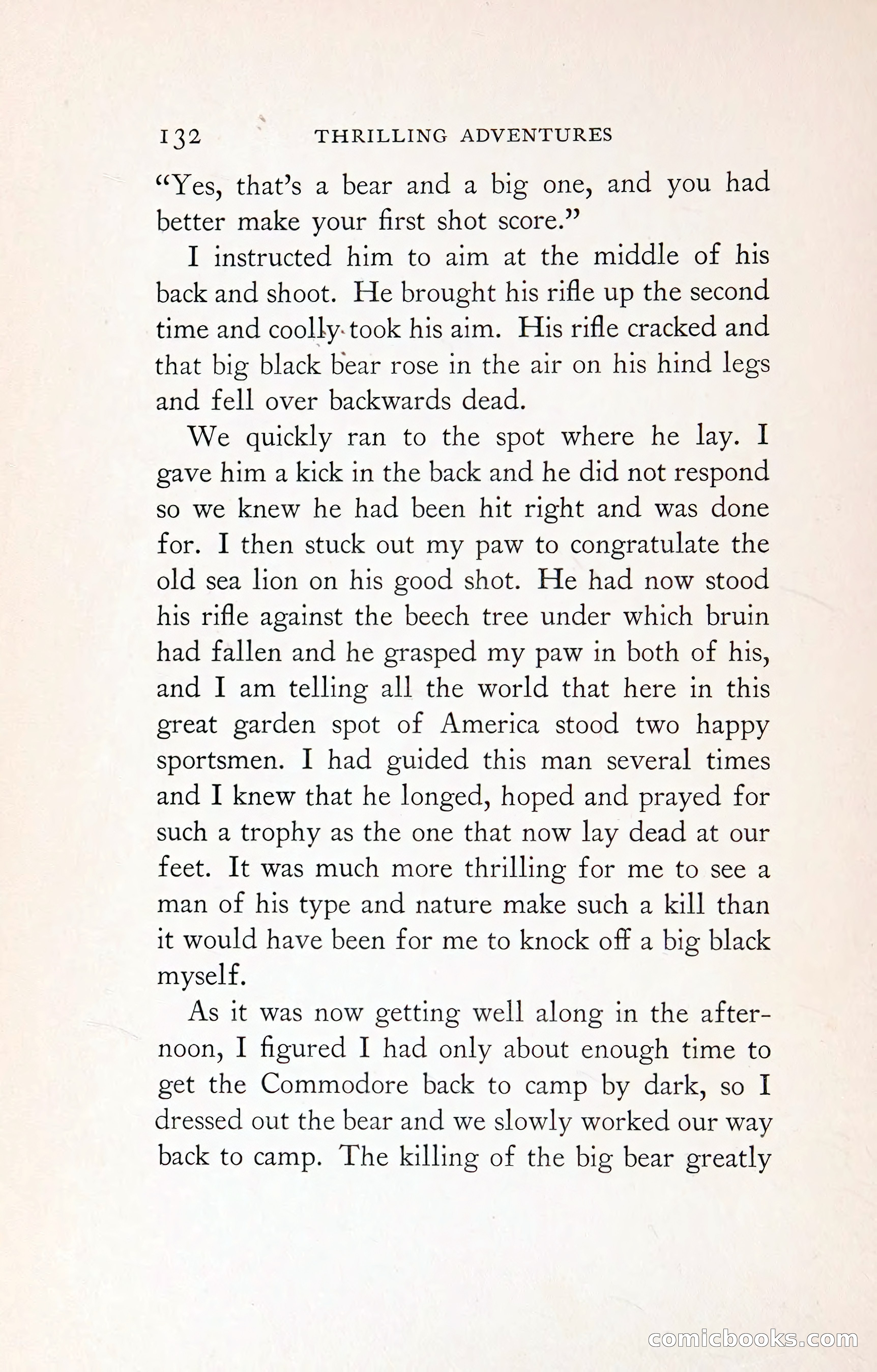 Thrilling Adventures: Guiding, Trapping, Big Game Hunting — page 221 of 287