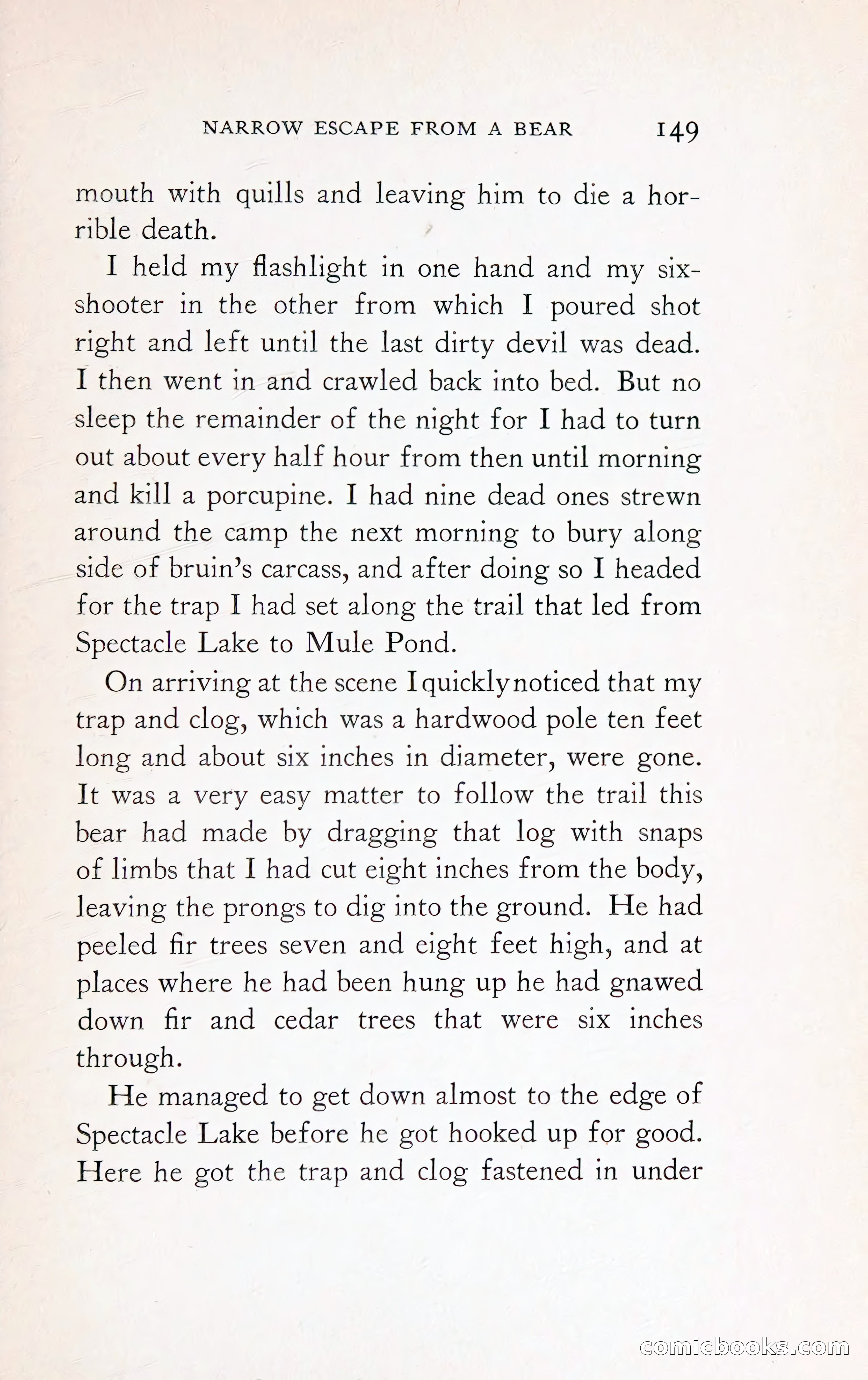 Thrilling Adventures: Guiding, Trapping, Big Game Hunting — page 244 of 287