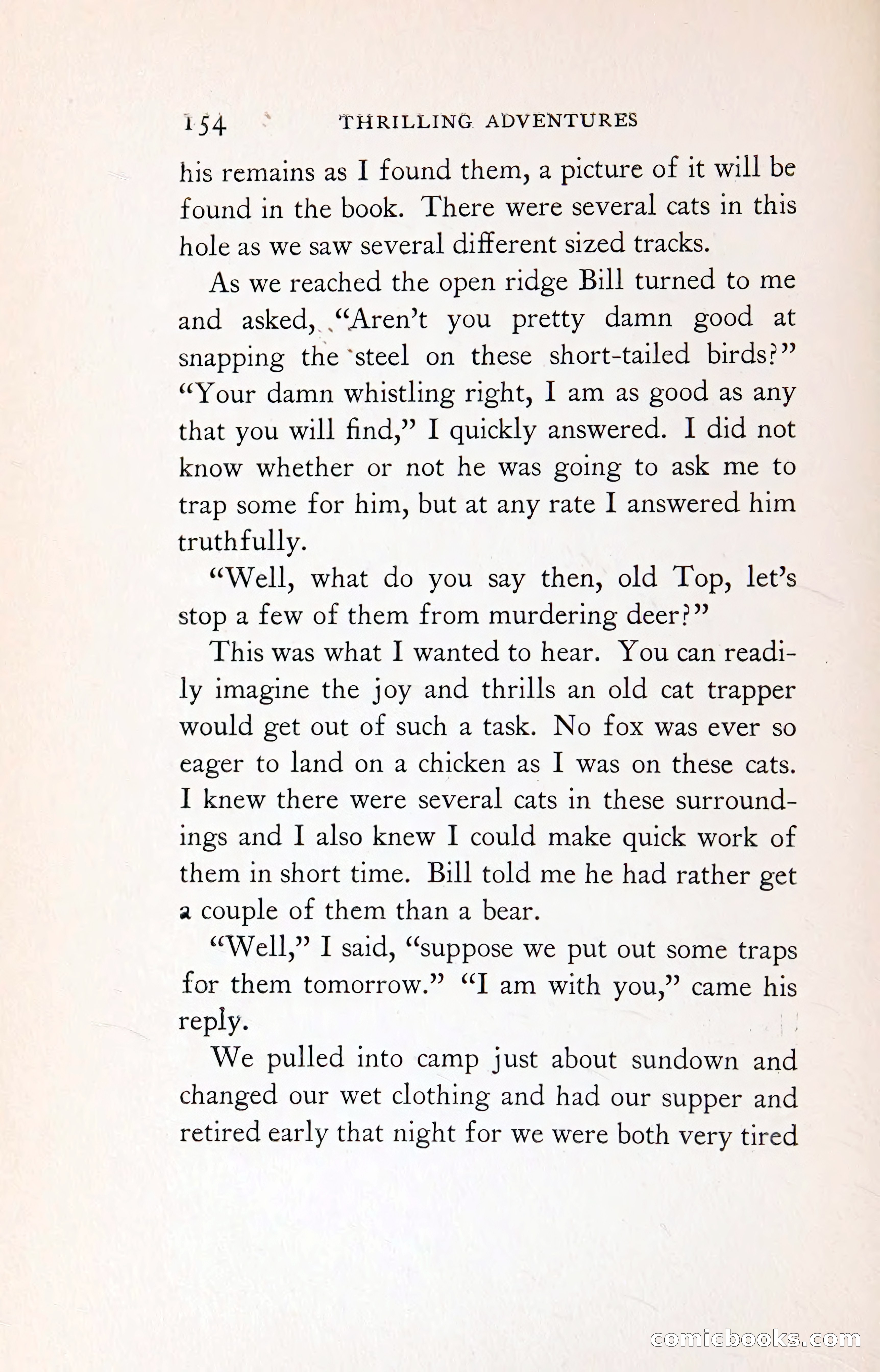 Thrilling Adventures: Guiding, Trapping, Big Game Hunting — page 249 of 287