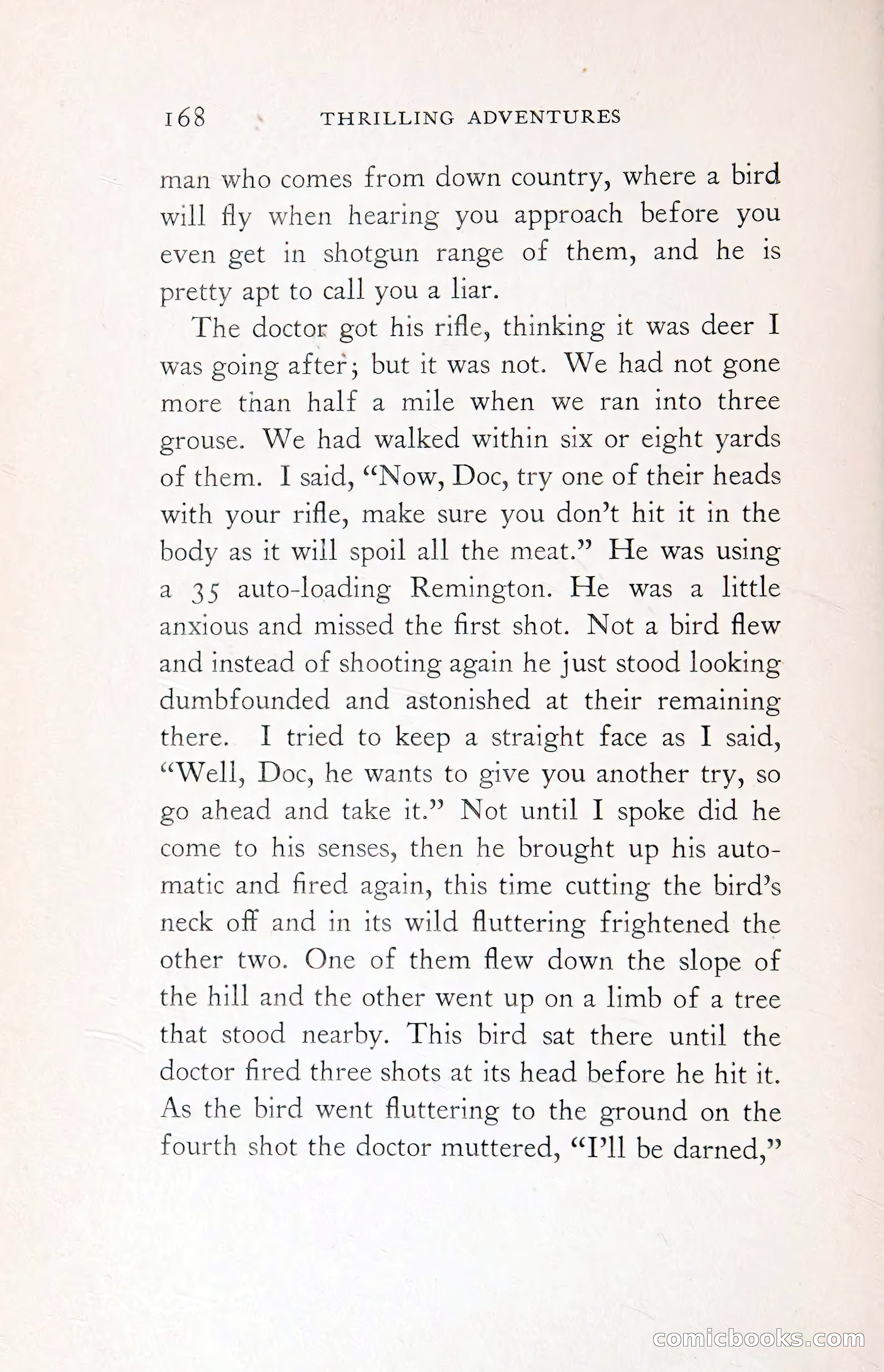Thrilling Adventures: Guiding, Trapping, Big Game Hunting — page 271 of 287