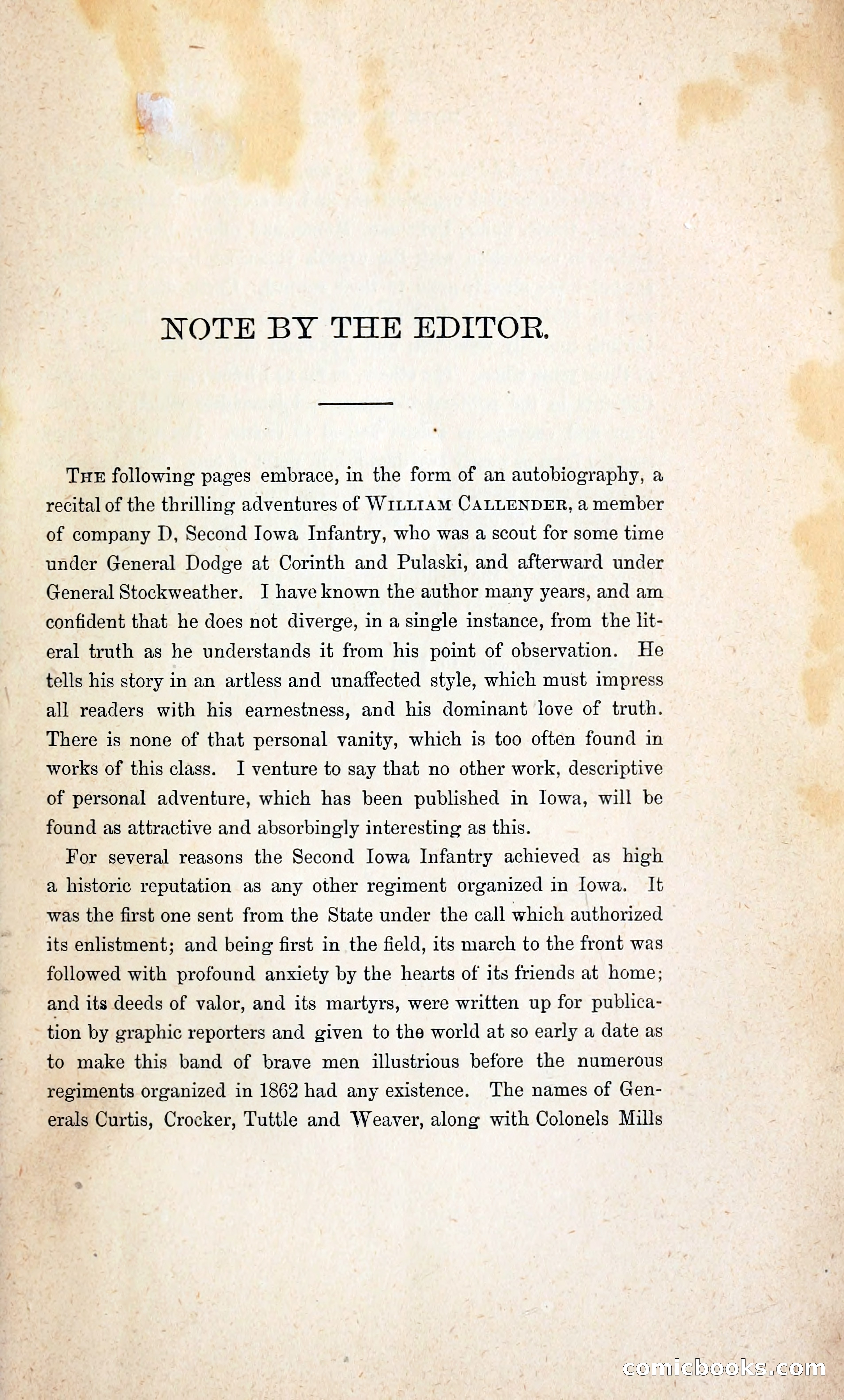 Thrilling Adventures of William Callender, a Union Spy from Des Moines — page 12 of 129
