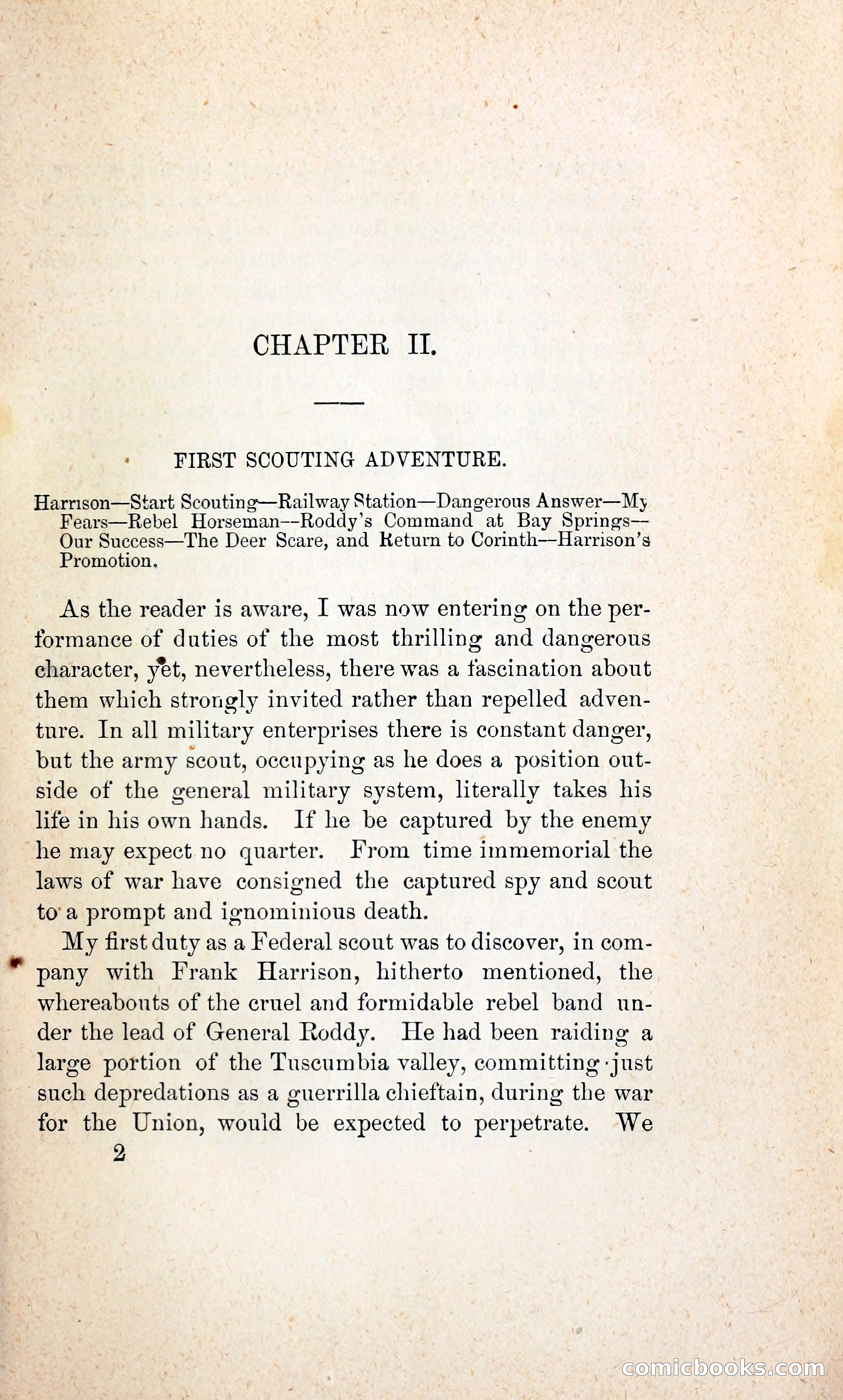 Thrilling Adventures of William Callender, a Union Spy from Des Moines — page 26 of 129