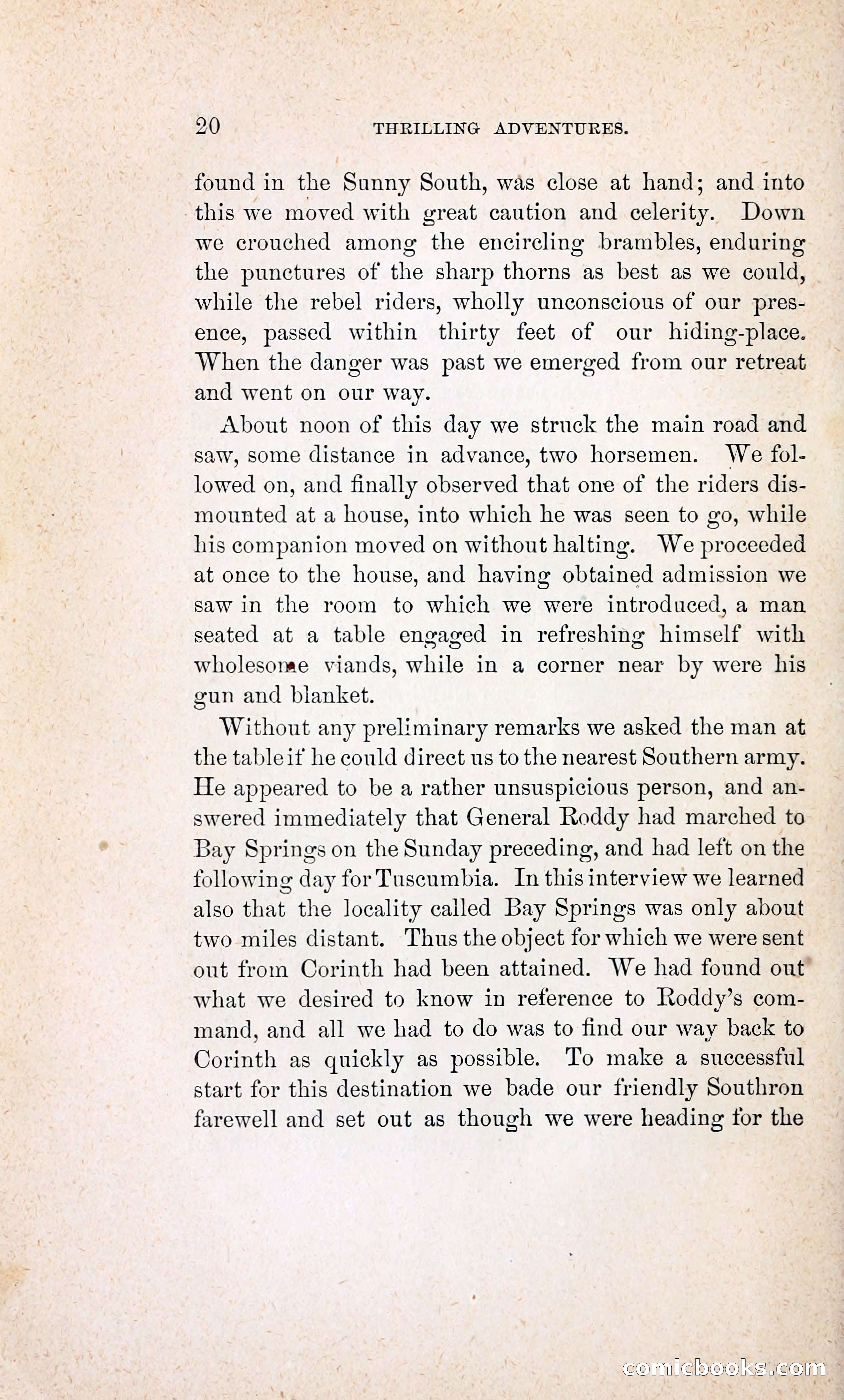 Thrilling Adventures of William Callender, a Union Spy from Des Moines — page 29 of 129