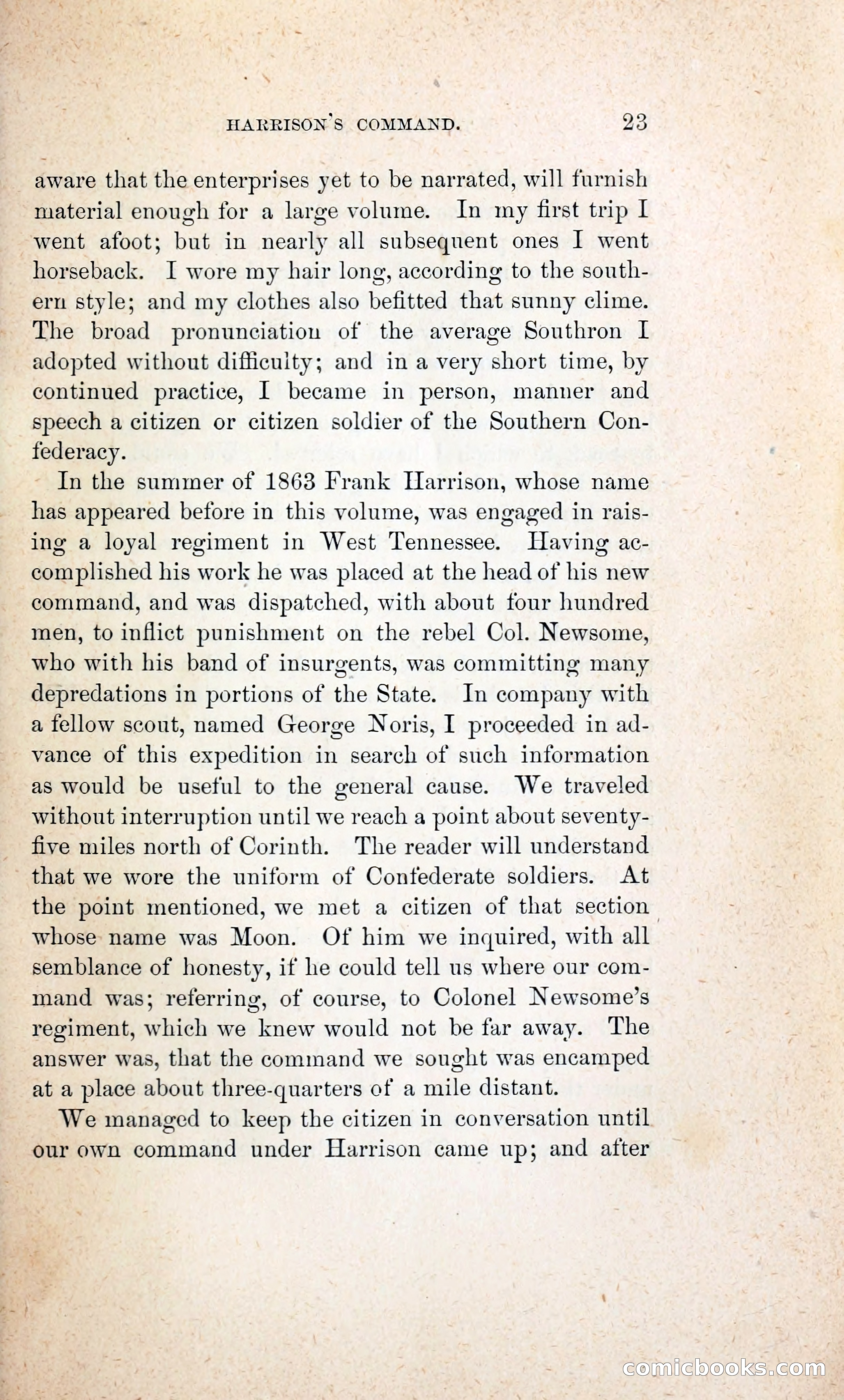 Thrilling Adventures of William Callender, a Union Spy from Des Moines — page 32 of 129