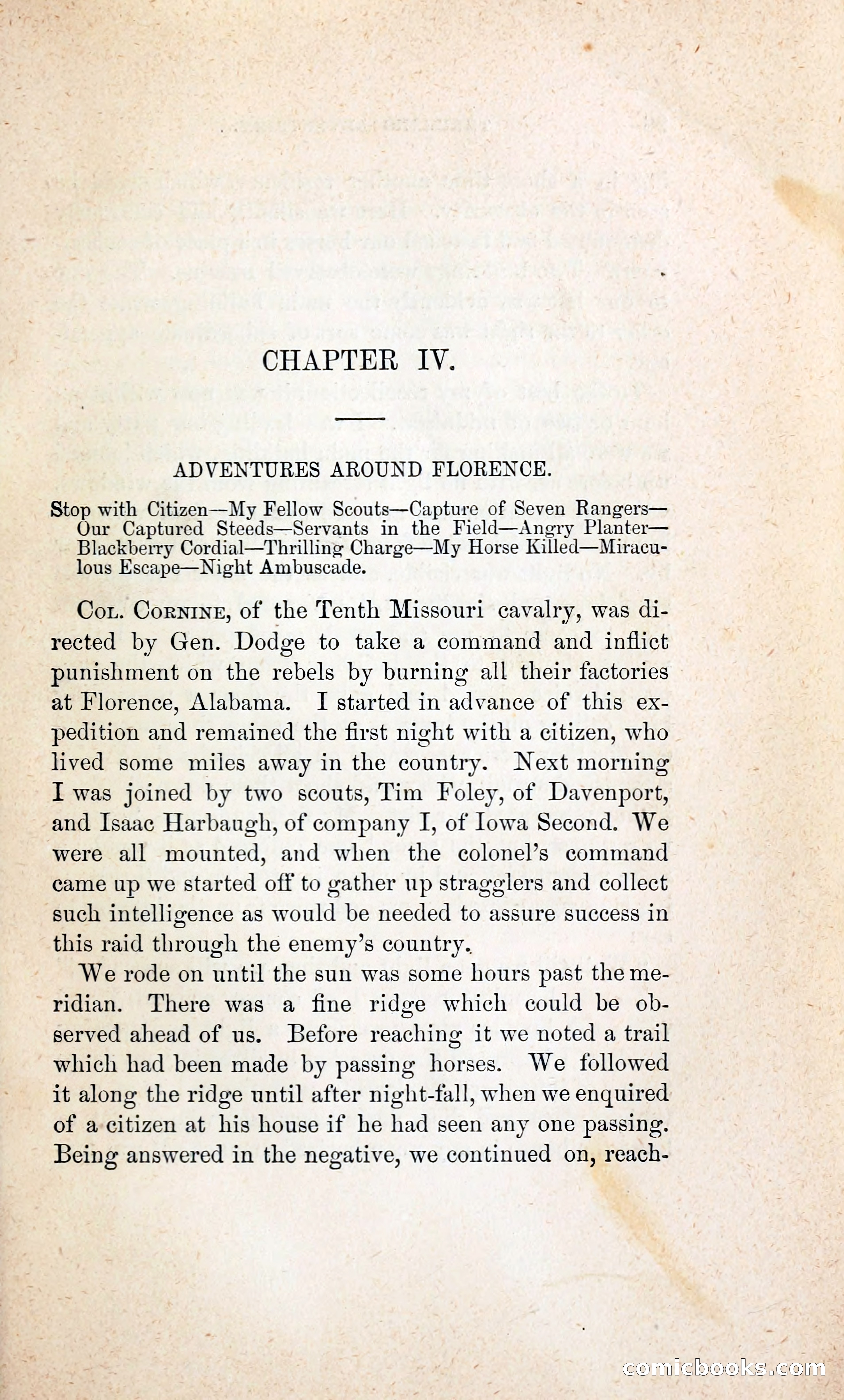 Thrilling Adventures of William Callender, a Union Spy from Des Moines — page 36 of 129