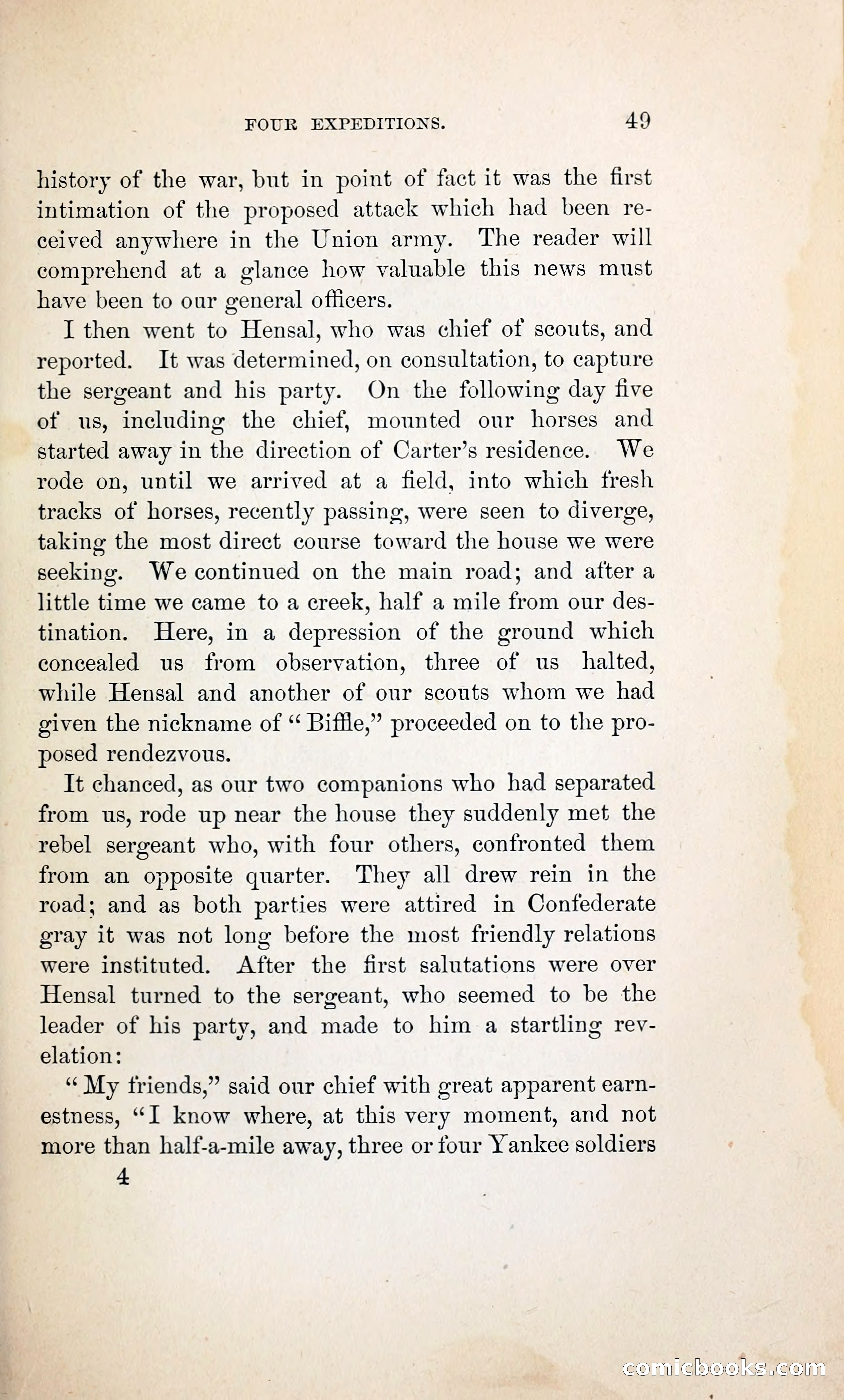 Thrilling Adventures of William Callender, a Union Spy from Des Moines — page 58 of 129