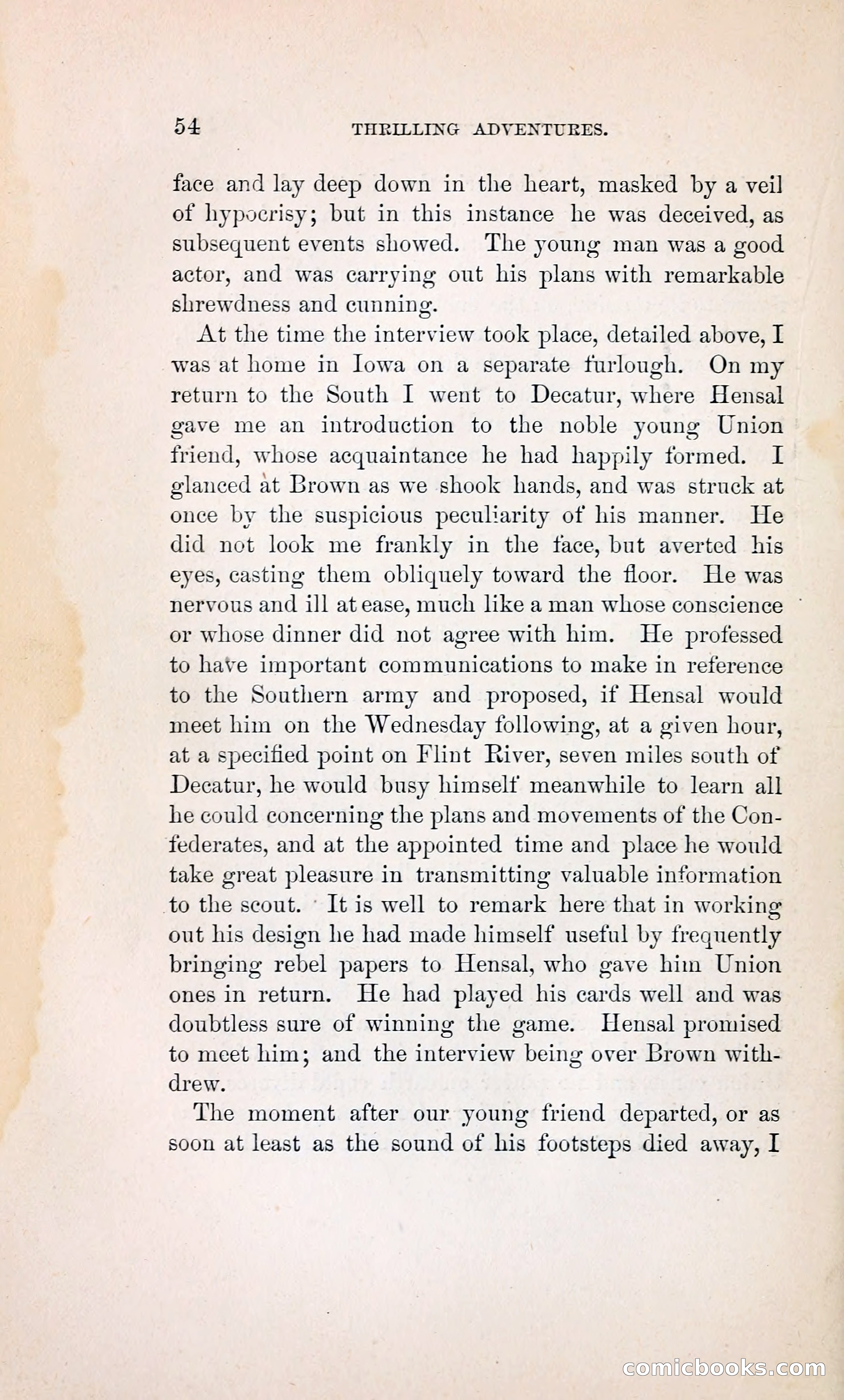 Thrilling Adventures of William Callender, a Union Spy from Des Moines — page 63 of 129