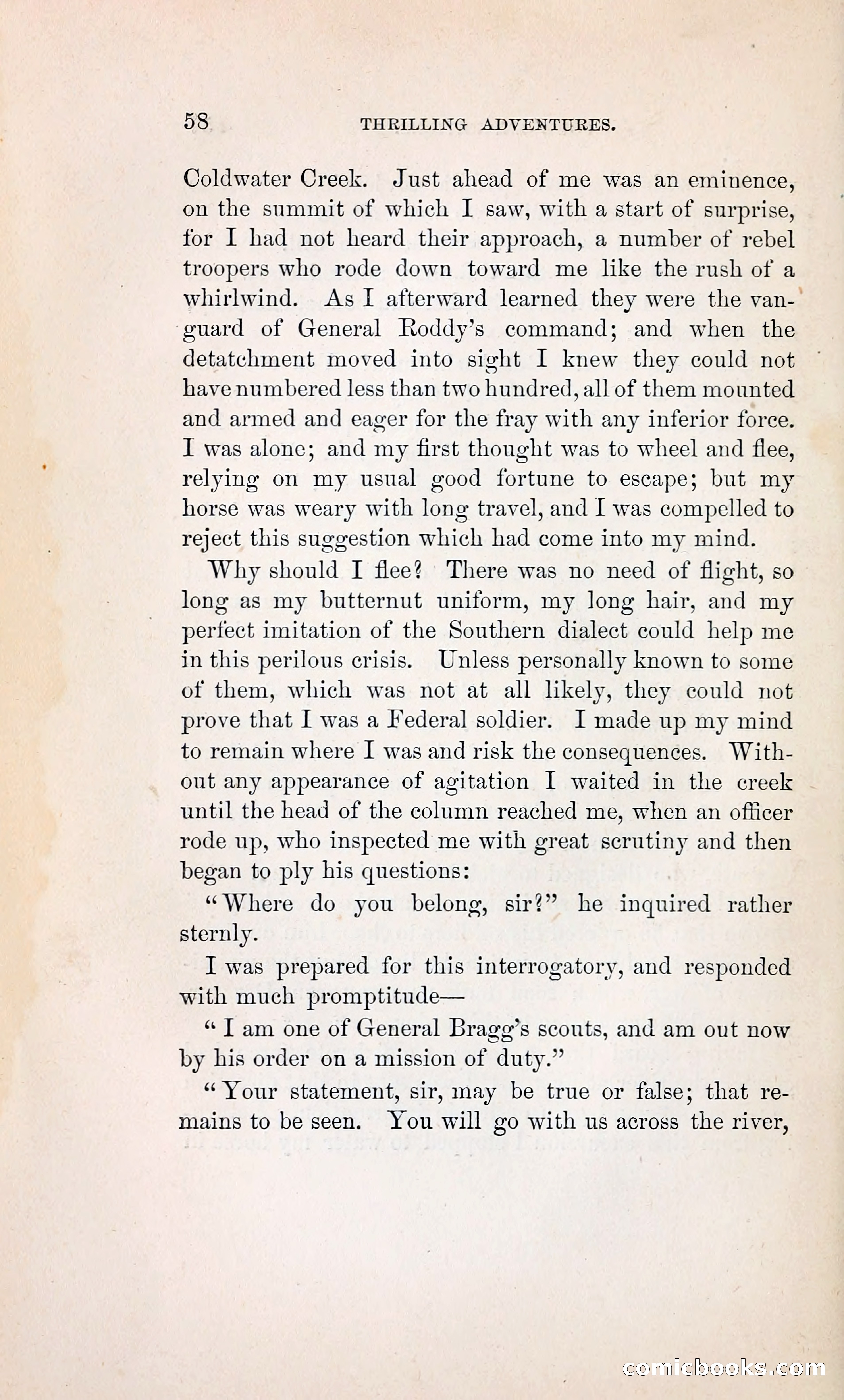 Thrilling Adventures of William Callender, a Union Spy from Des Moines — page 67 of 129