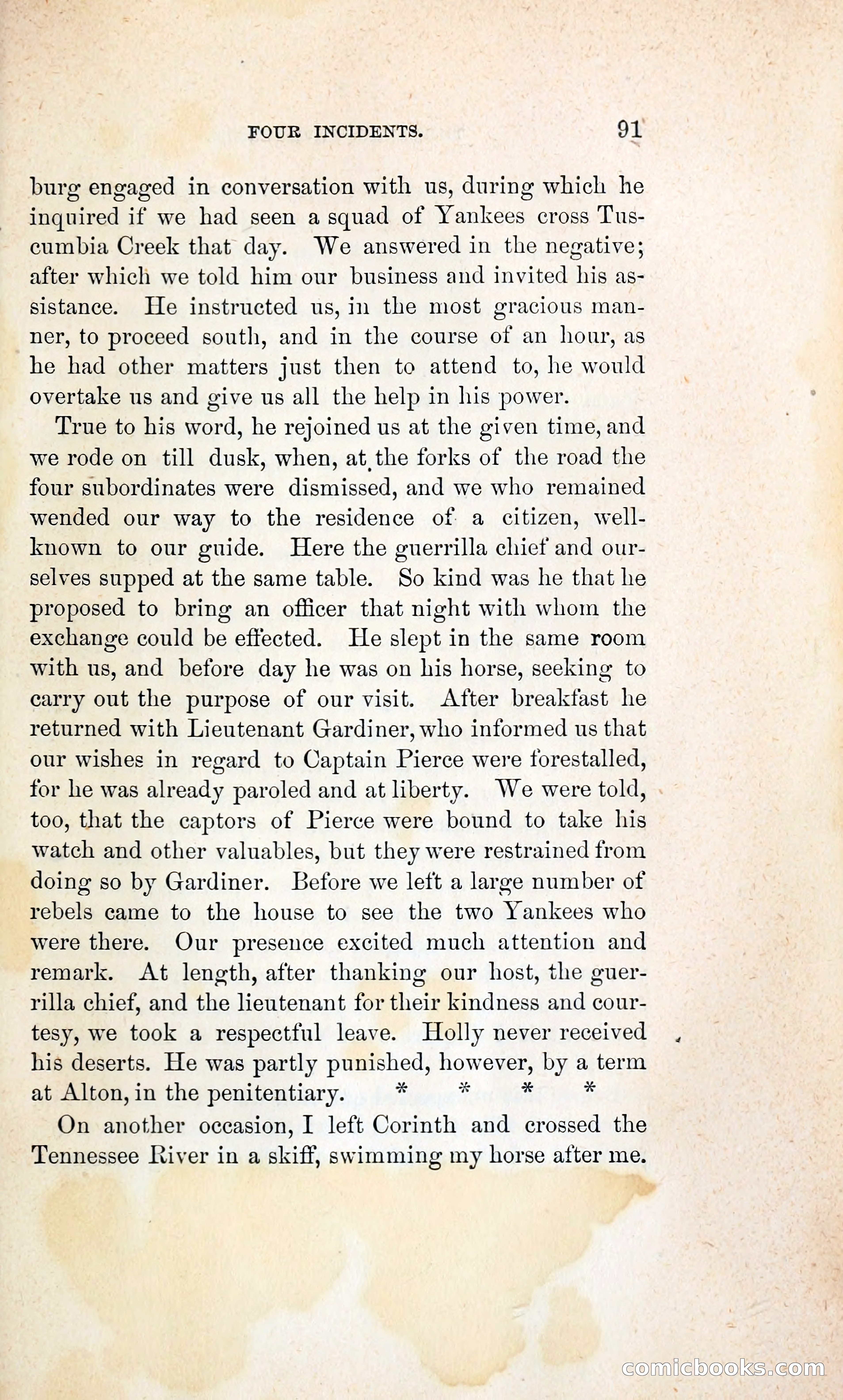 Thrilling Adventures of William Callender, a Union Spy from Des Moines — page 100 of 129
