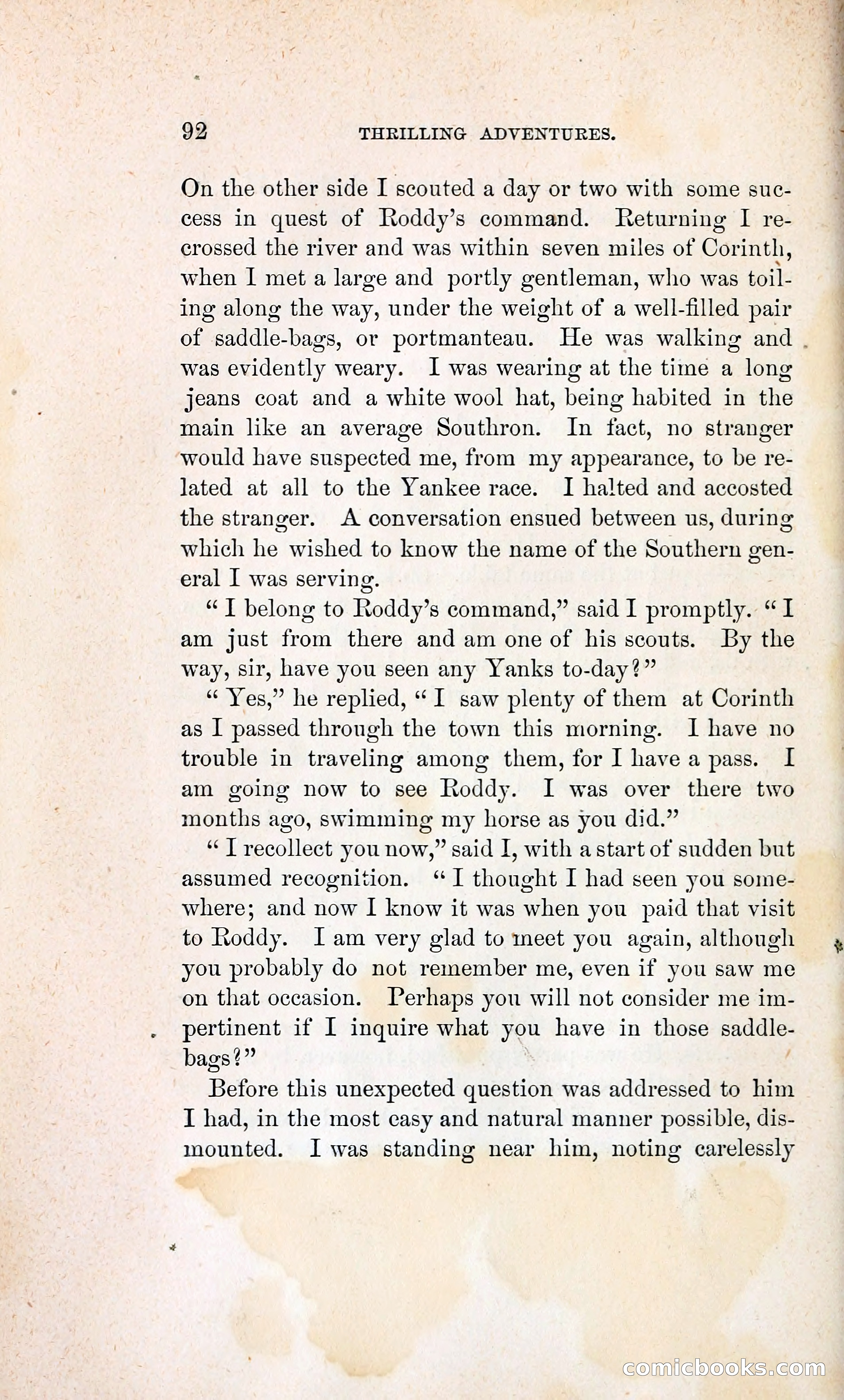 Thrilling Adventures of William Callender, a Union Spy from Des Moines — page 101 of 129