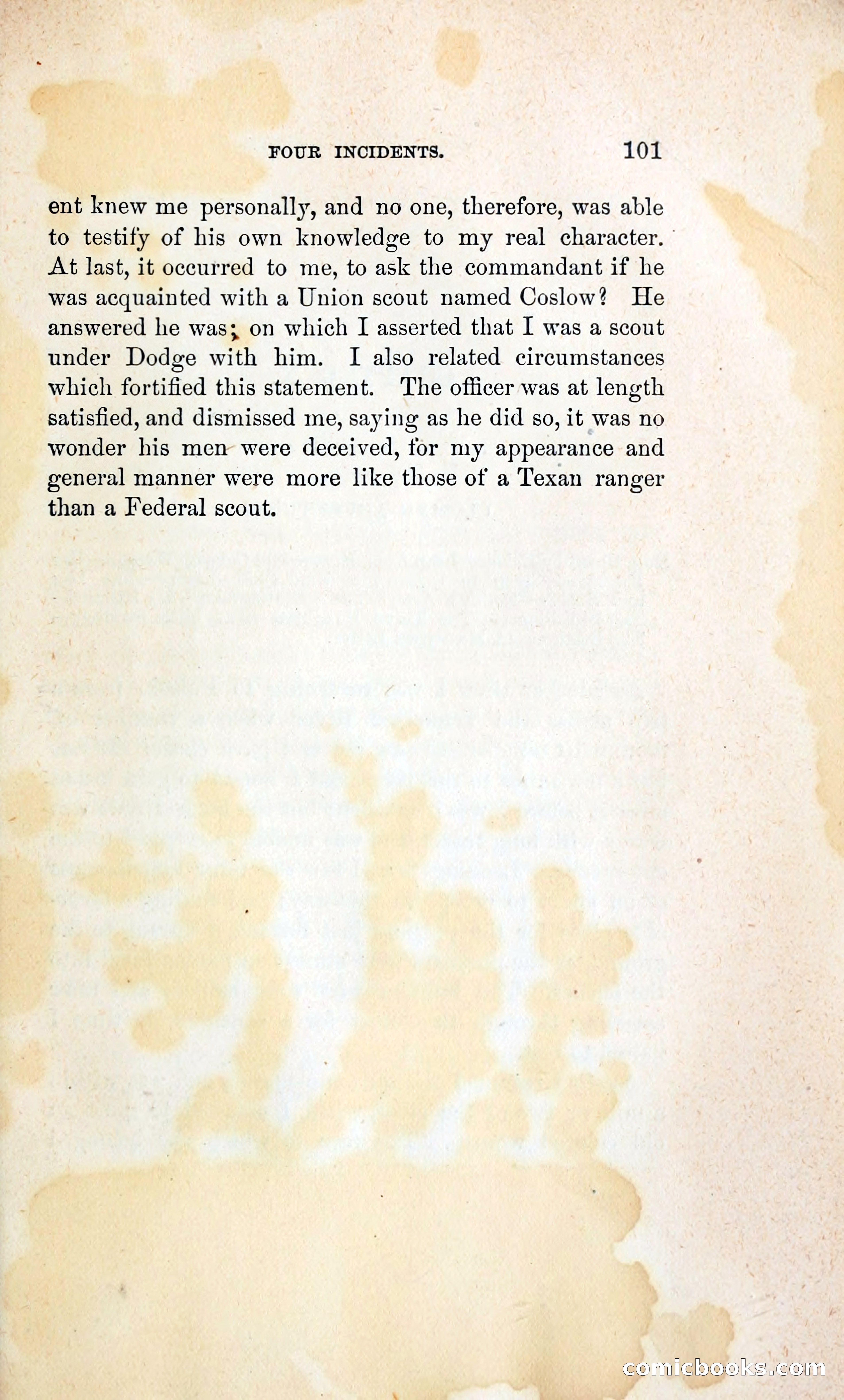 Thrilling Adventures of William Callender, a Union Spy from Des Moines — page 110 of 129