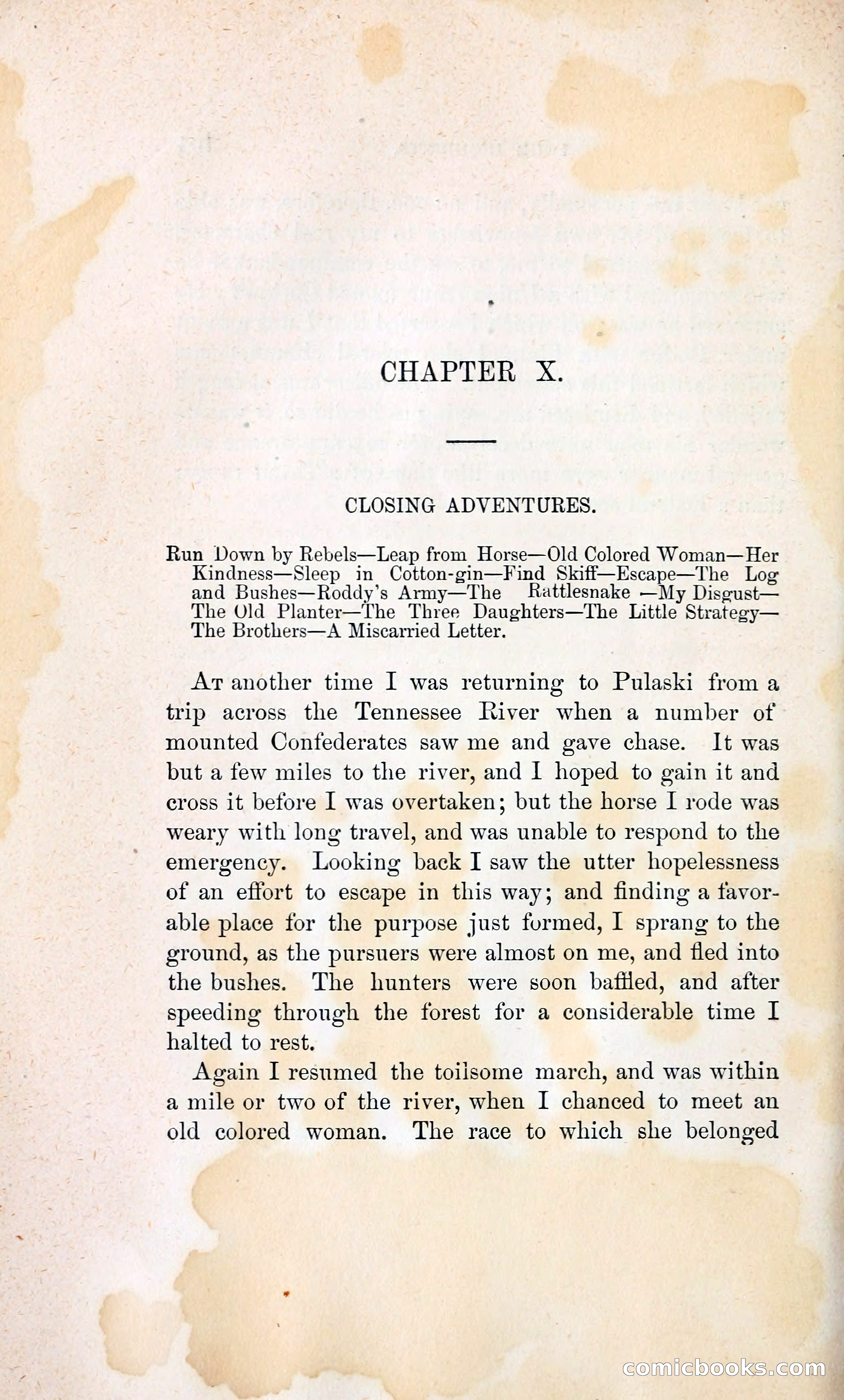 Thrilling Adventures of William Callender, a Union Spy from Des Moines — page 111 of 129
