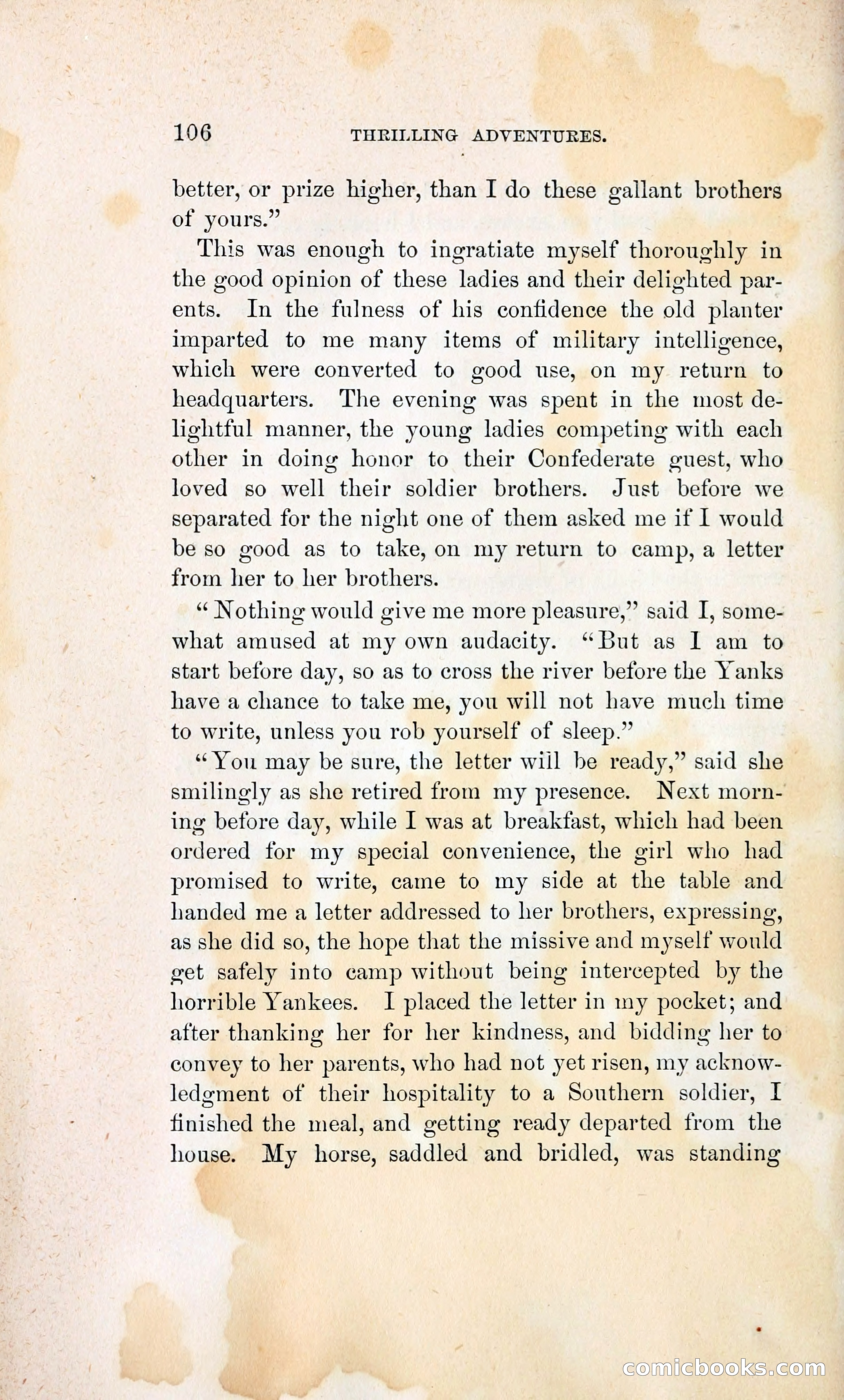Thrilling Adventures of William Callender, a Union Spy from Des Moines — page 115 of 129