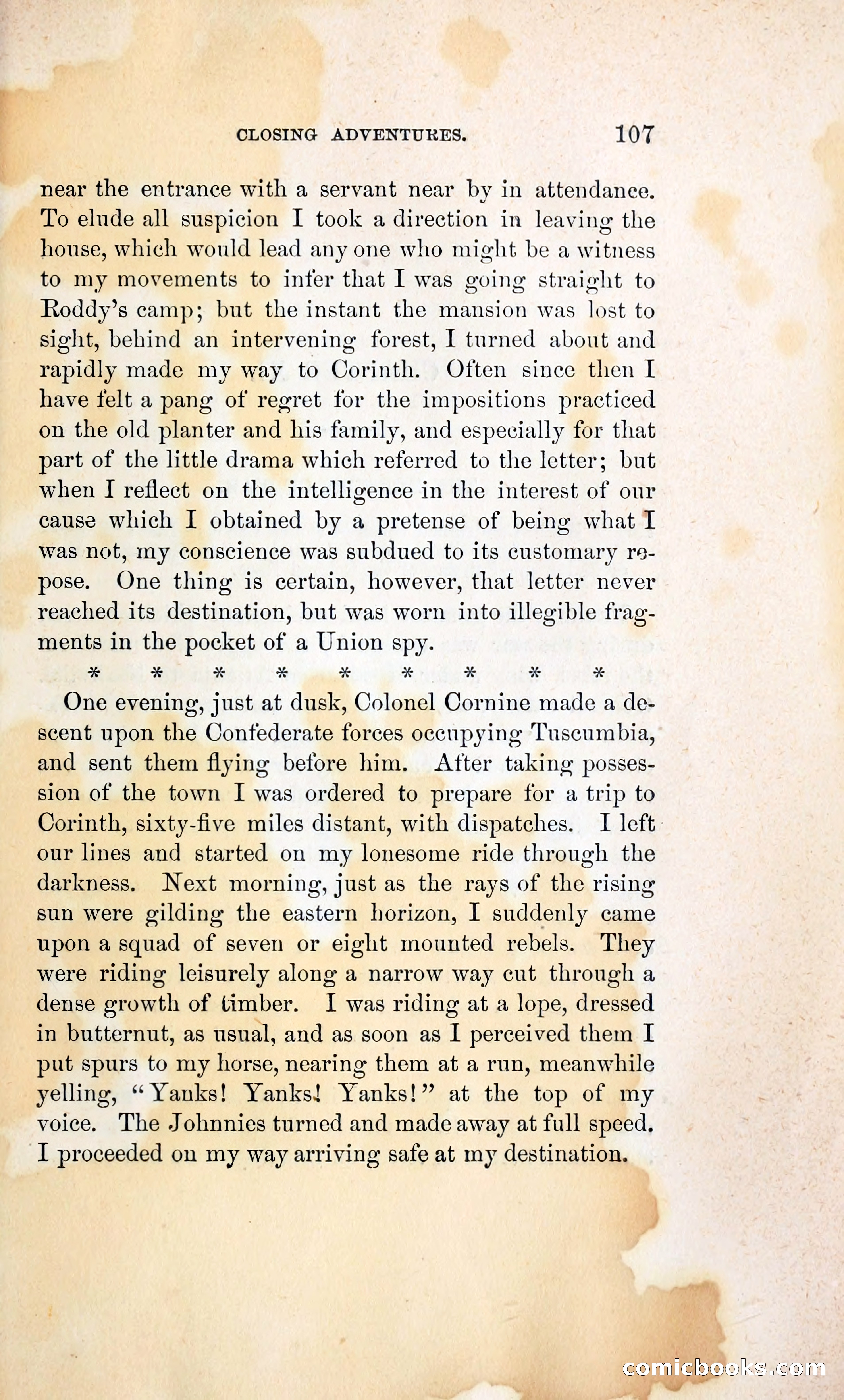 Thrilling Adventures of William Callender, a Union Spy from Des Moines — page 116 of 129