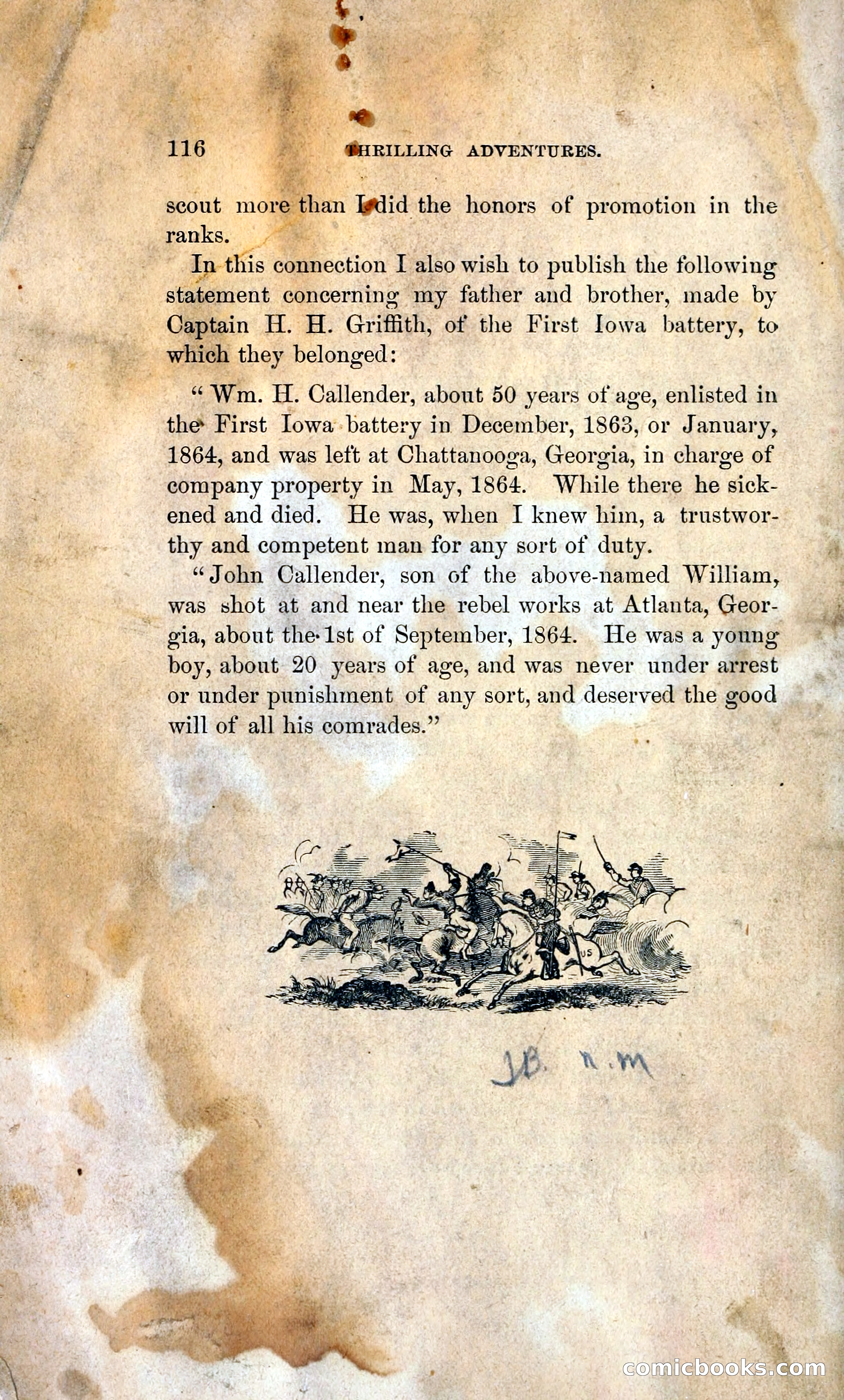 Thrilling Adventures of William Callender, a Union Spy from Des Moines — page 125 of 129