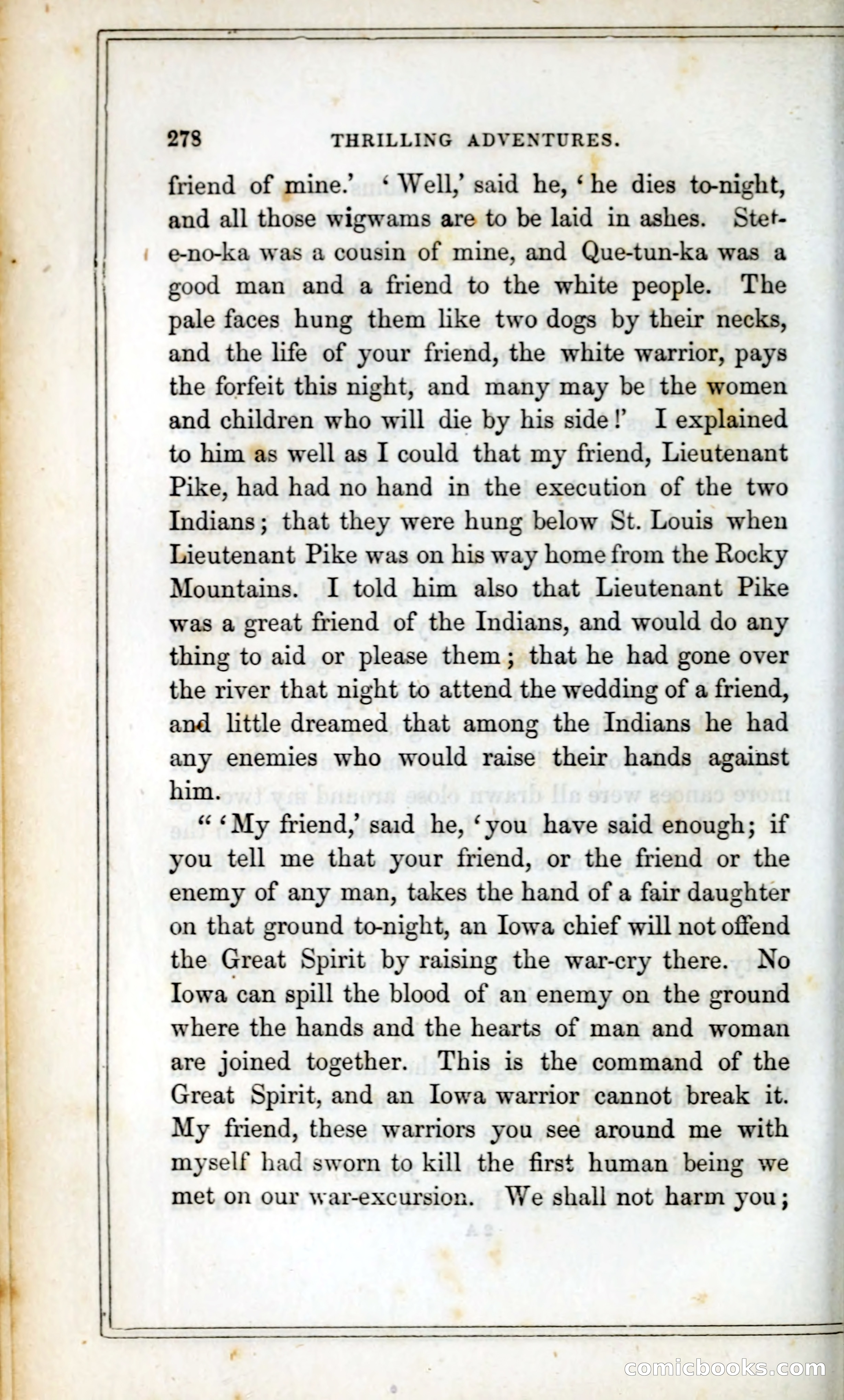 Thrilling Adventures Among the Indians — page 291 of 393