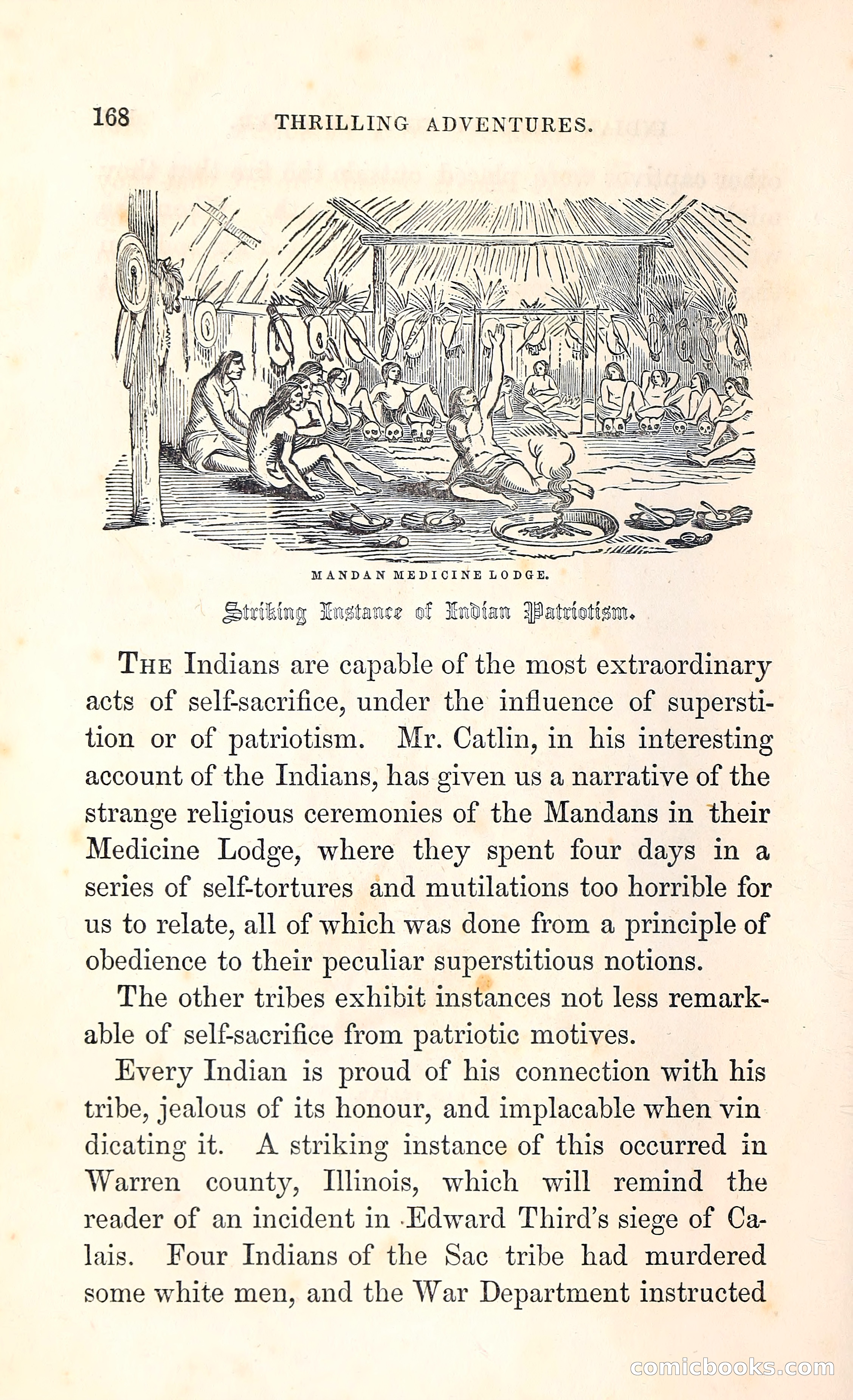 Thrilling Adventures Among the Indians — page 181 of 396