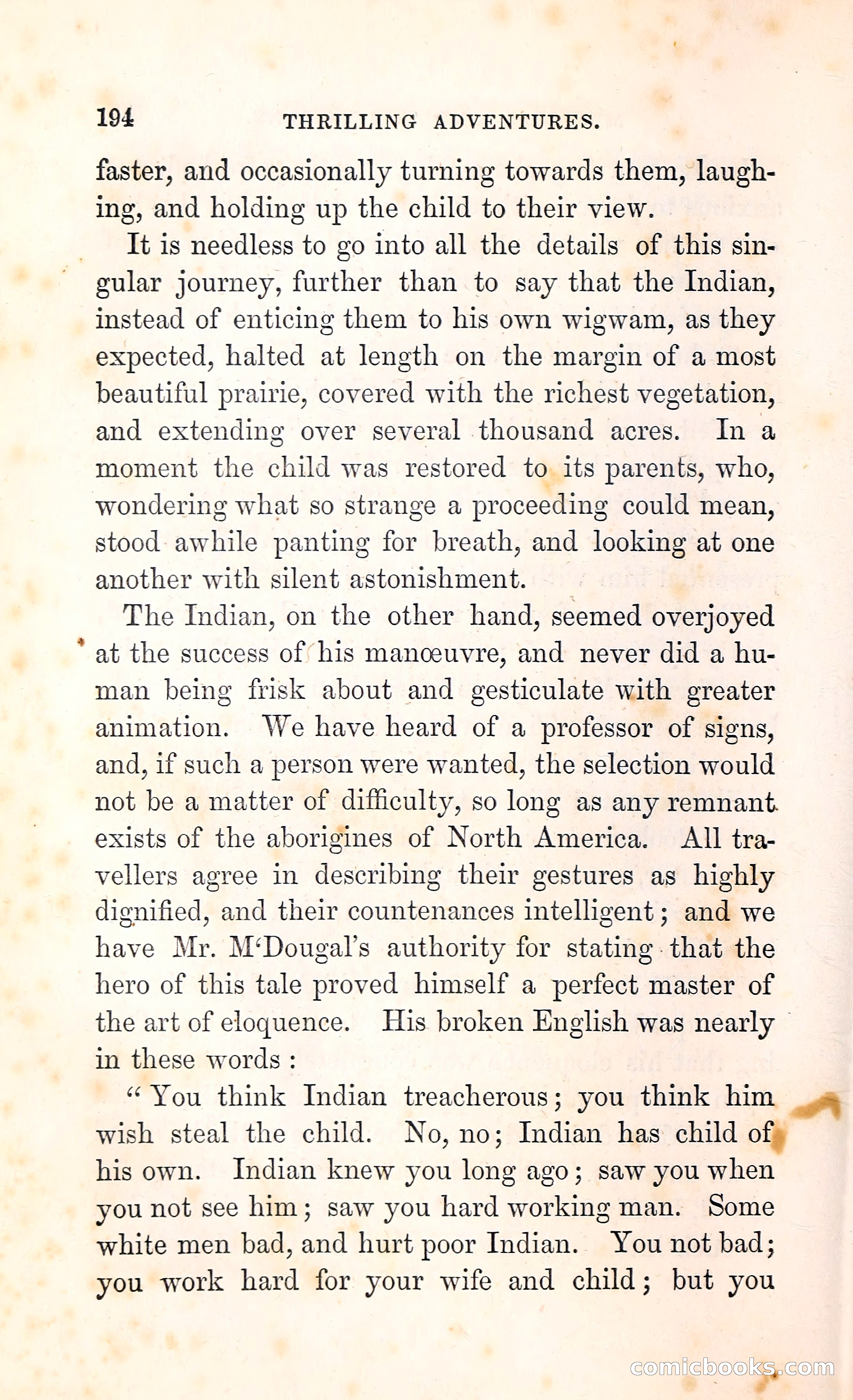 Thrilling Adventures Among the Indians — page 207 of 396