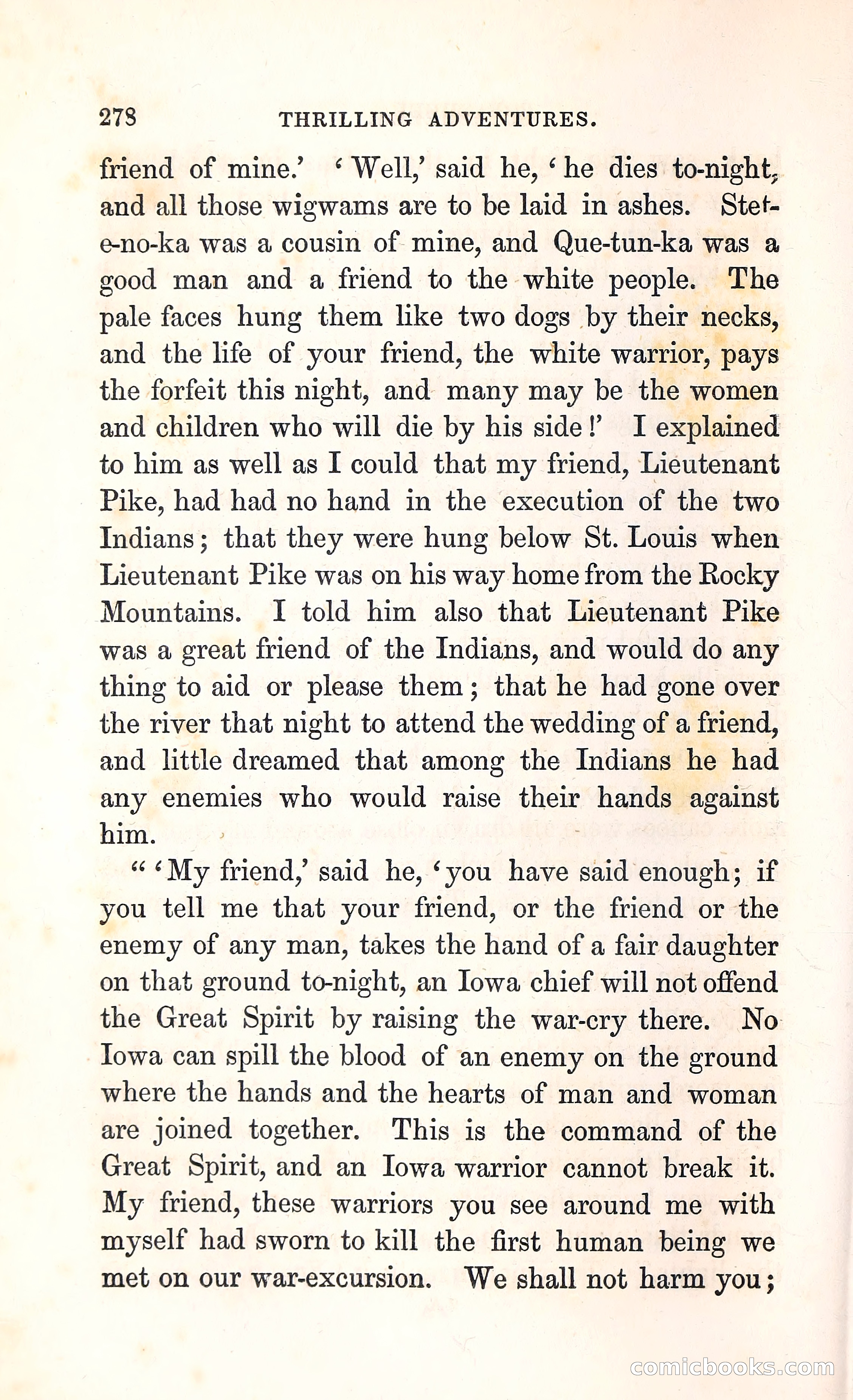Thrilling Adventures Among the Indians — page 291 of 396