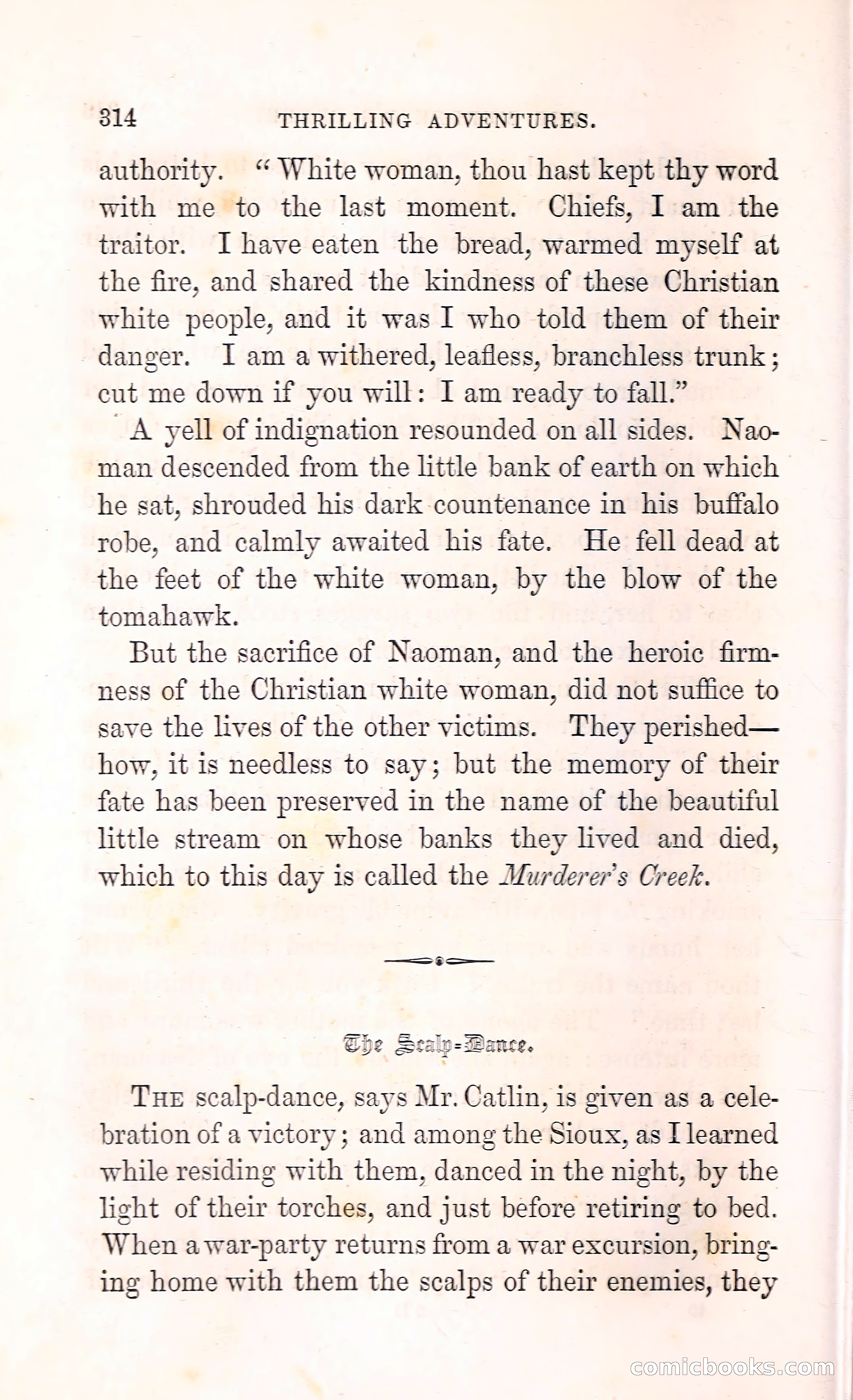Thrilling Adventures Among the Indians — page 327 of 396