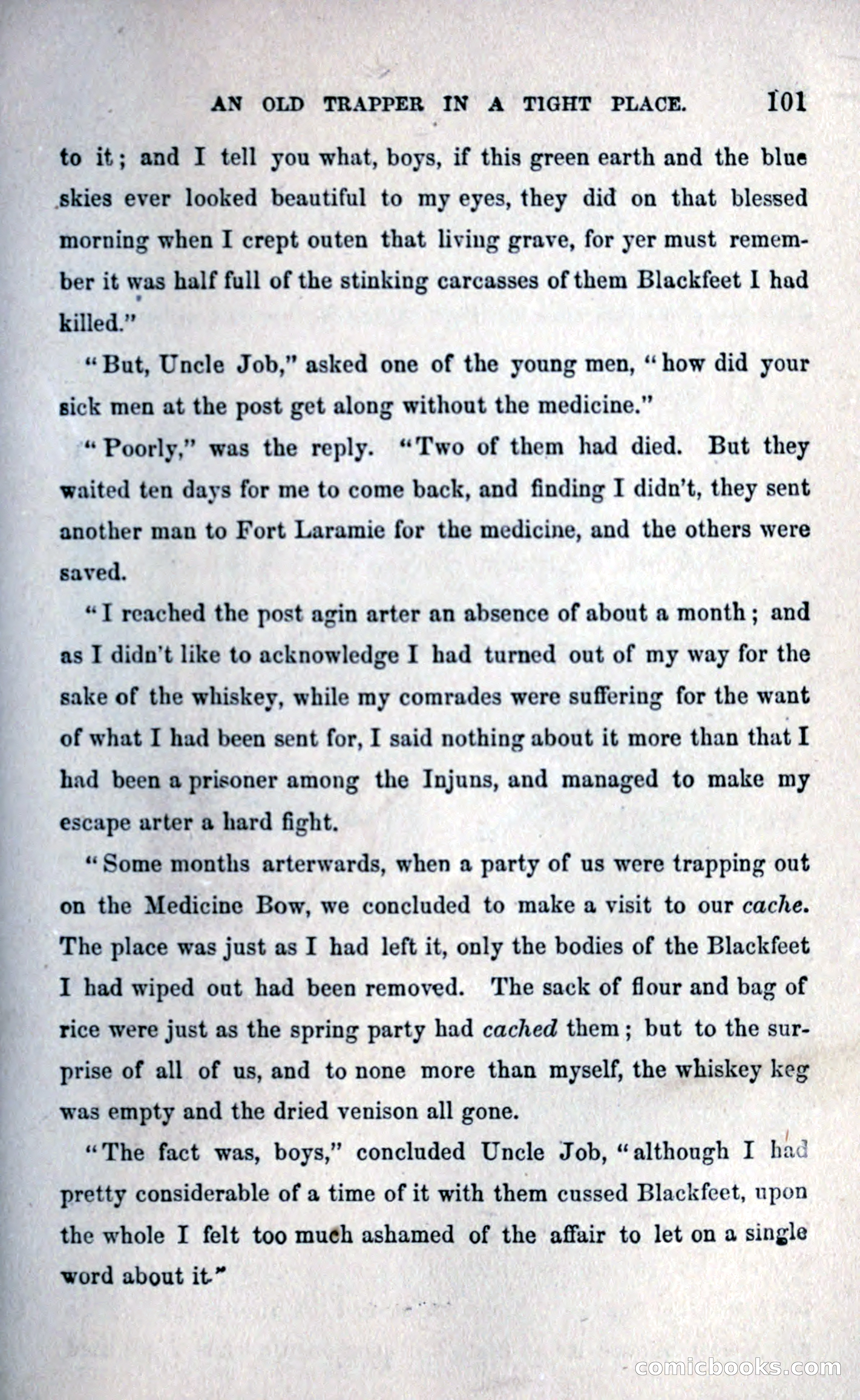 Thrilling Adventures Among the Early Settlers — page 109 of 393