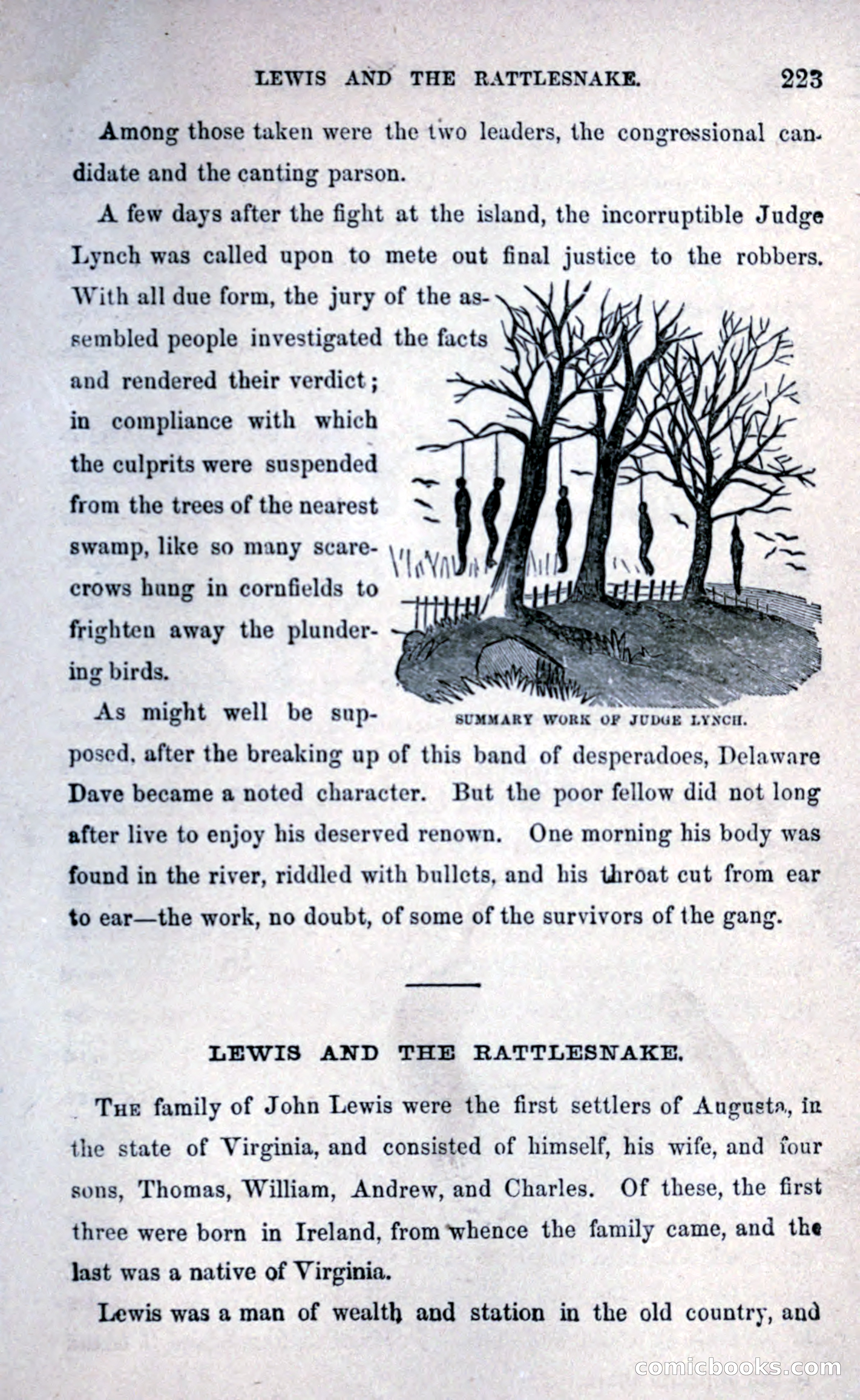 Thrilling Adventures Among the Early Settlers — page 231 of 393