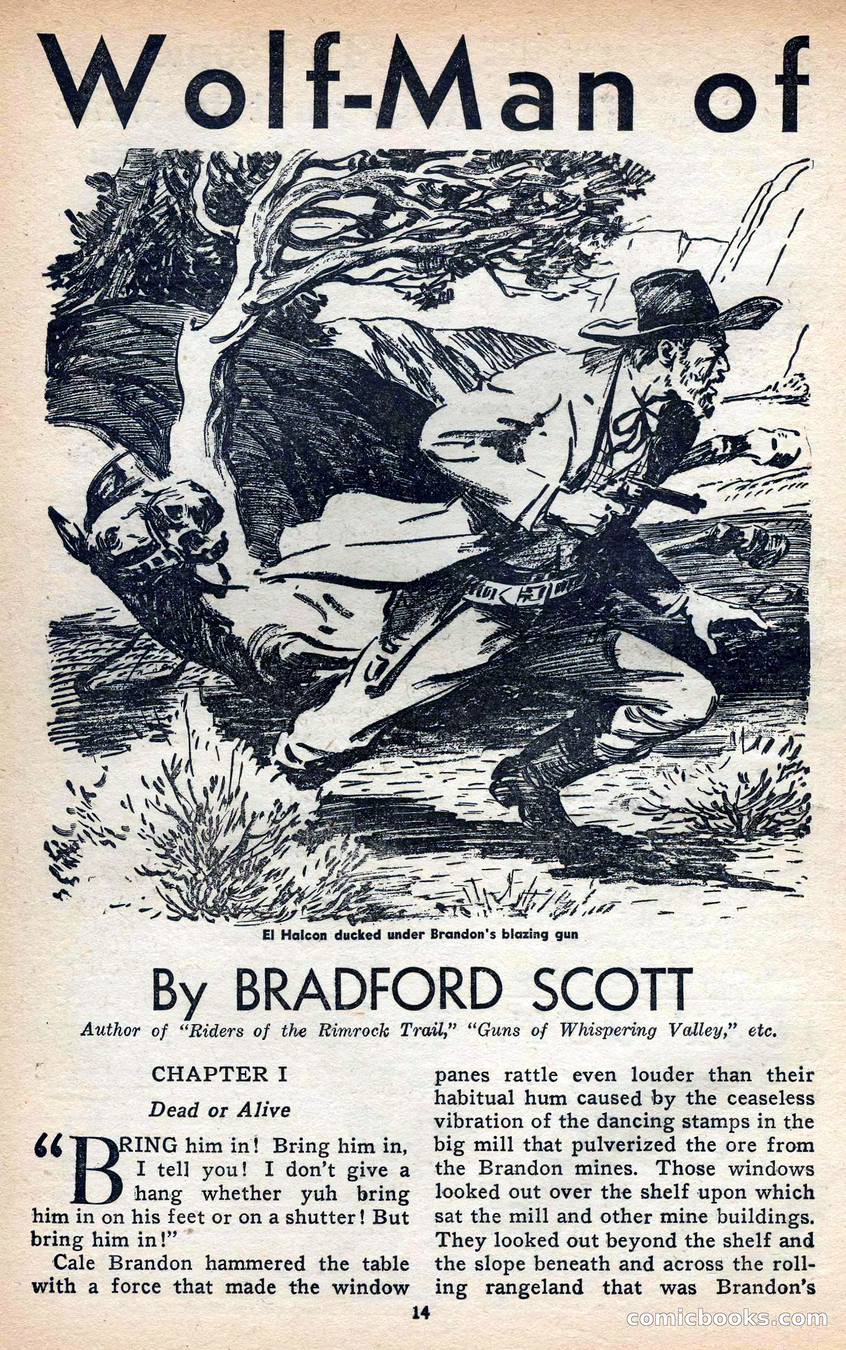 Thrilling Western, Vol. 38, No. 3 — page 15 of 116