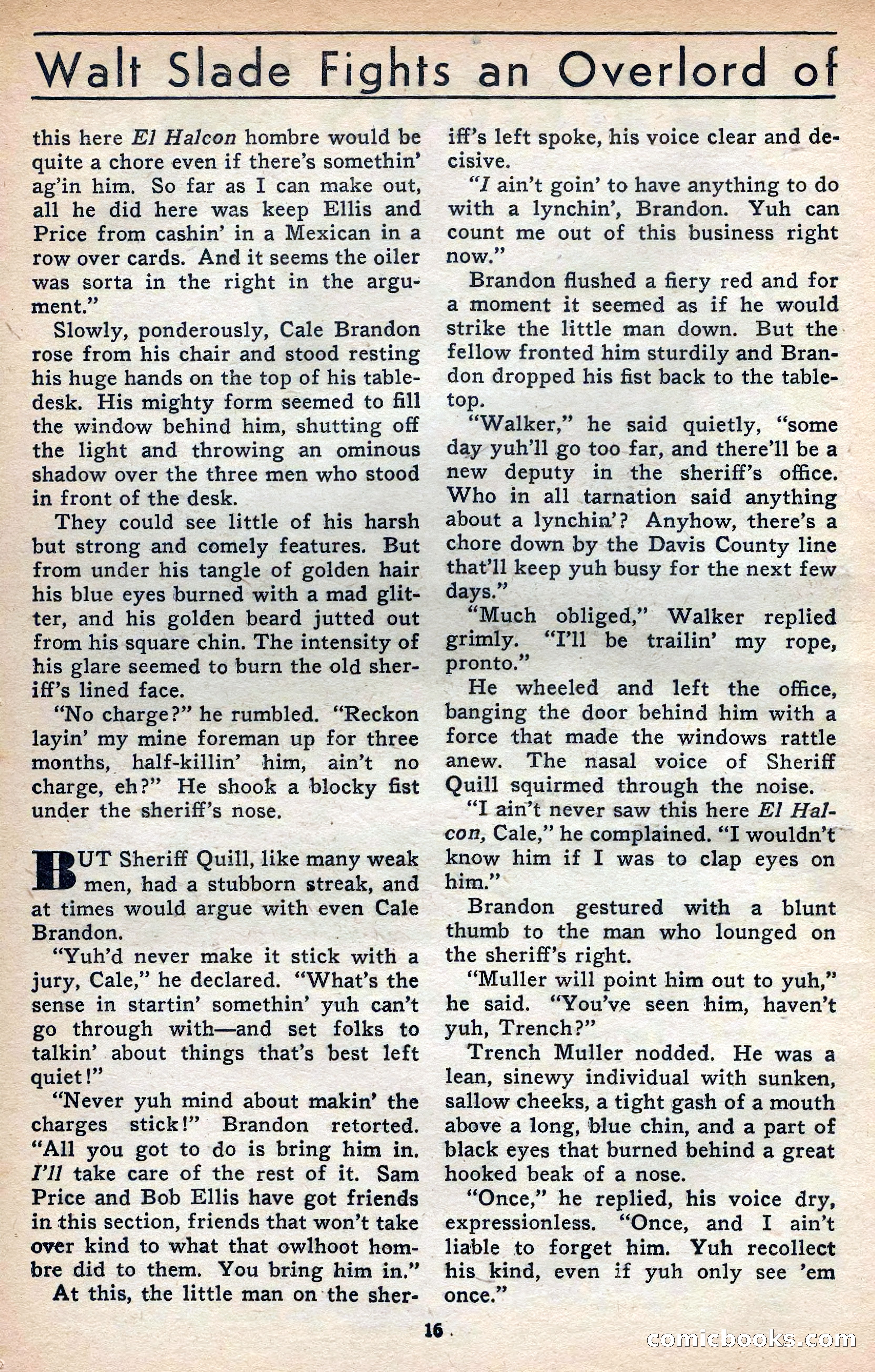 Thrilling Western, Vol. 38, No. 3 — page 17 of 116