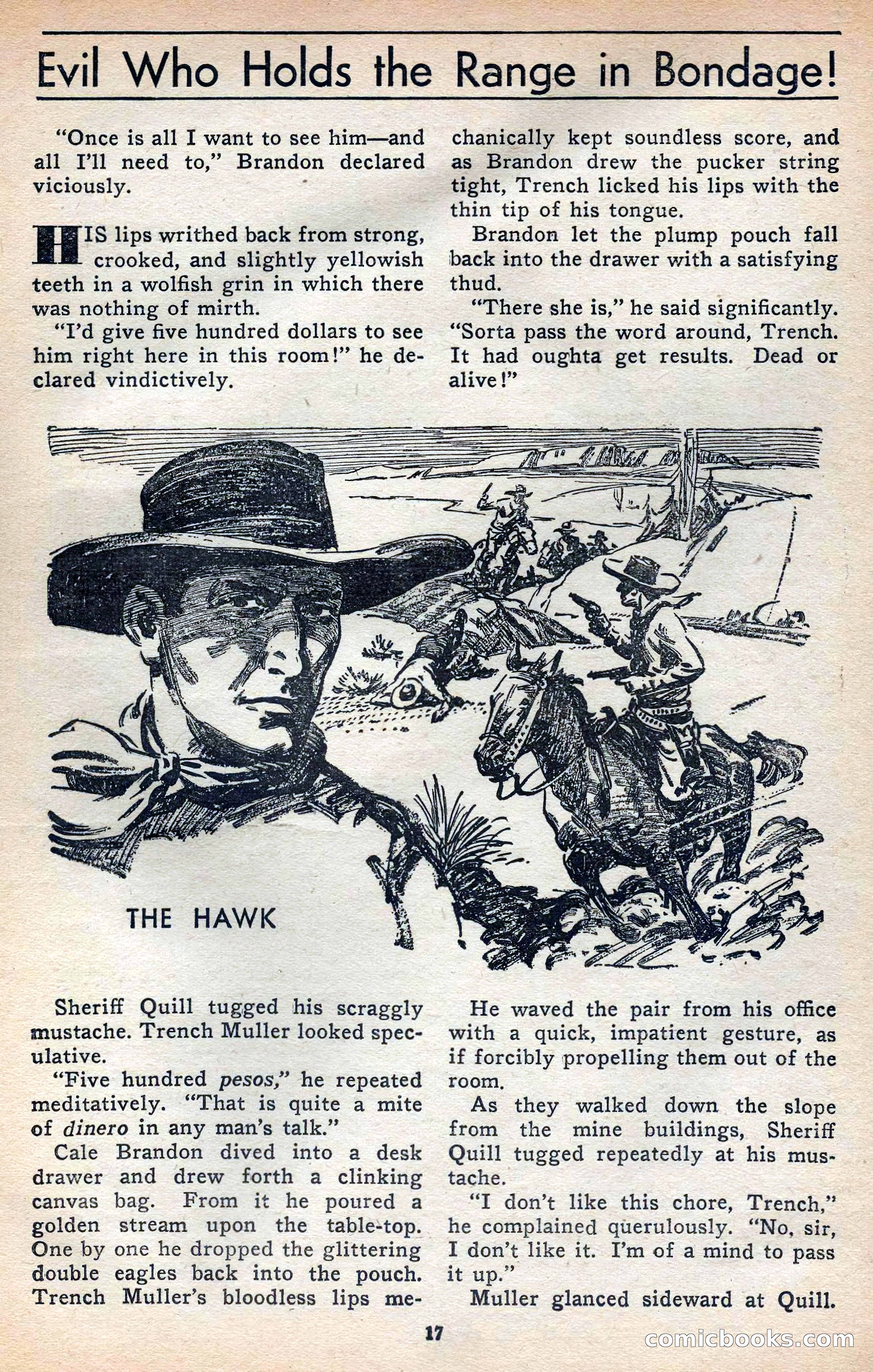 Thrilling Western, Vol. 38, No. 3 — page 18 of 116