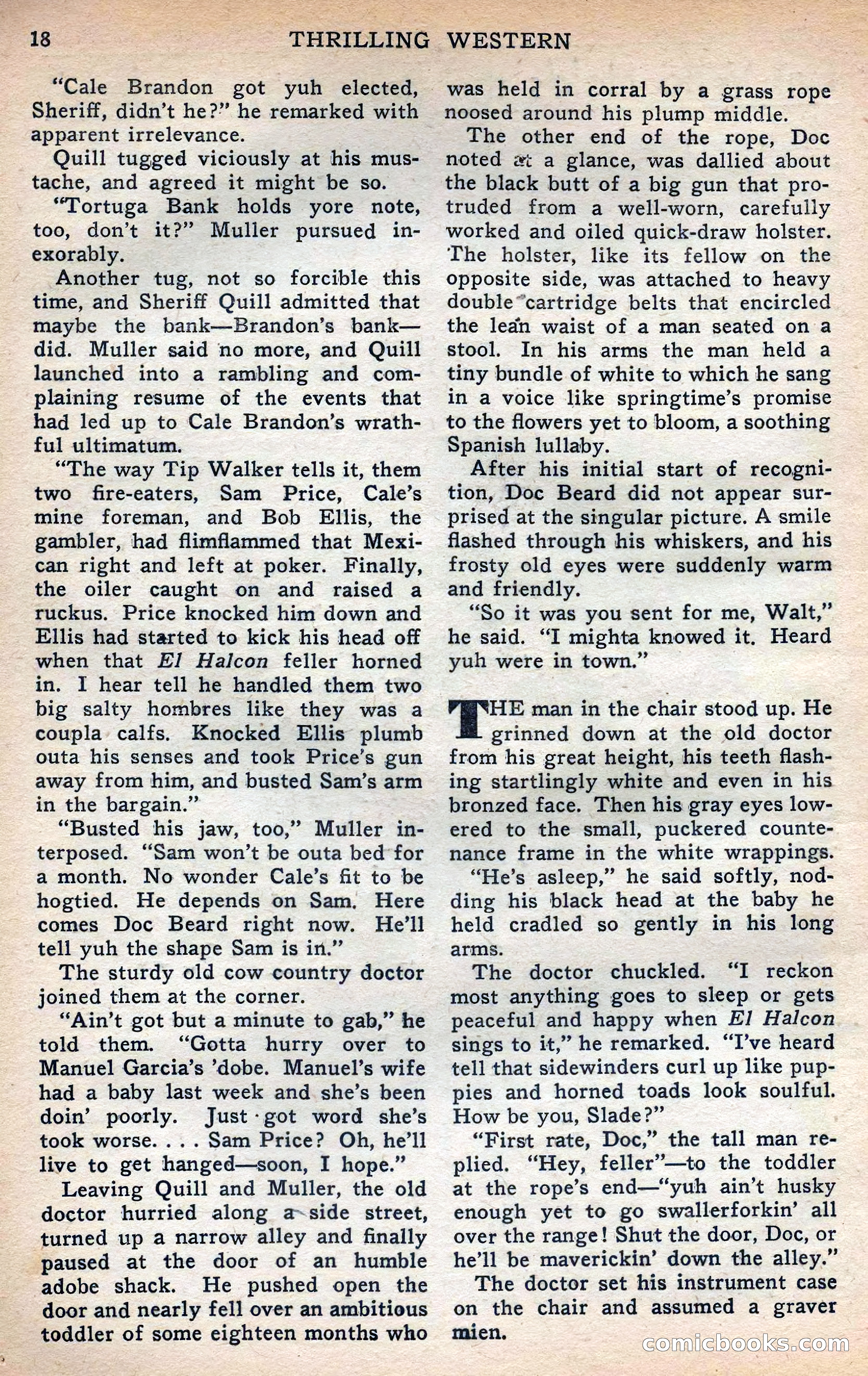 Thrilling Western, Vol. 38, No. 3 — page 19 of 116