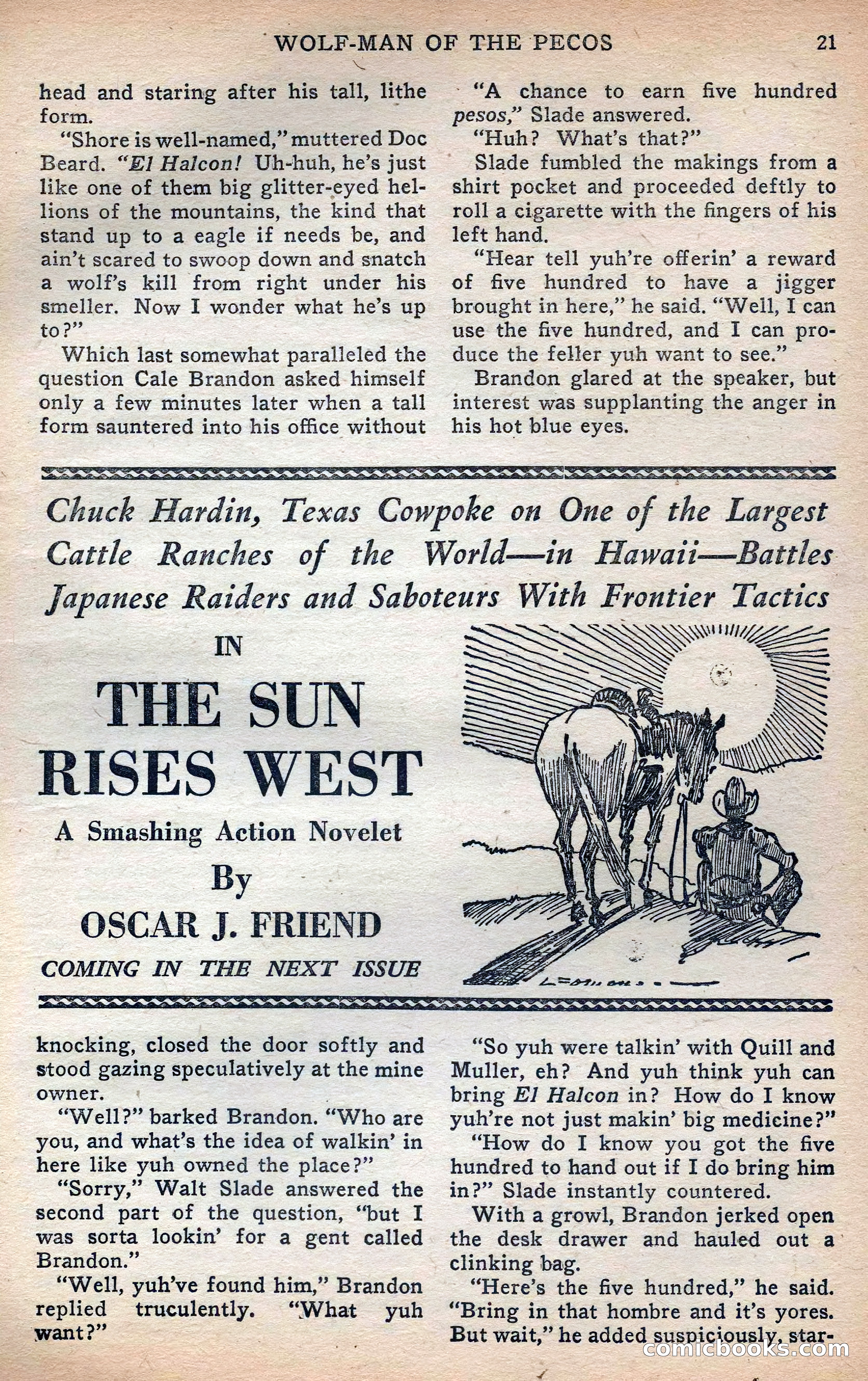 Thrilling Western, Vol. 38, No. 3 — page 22 of 116