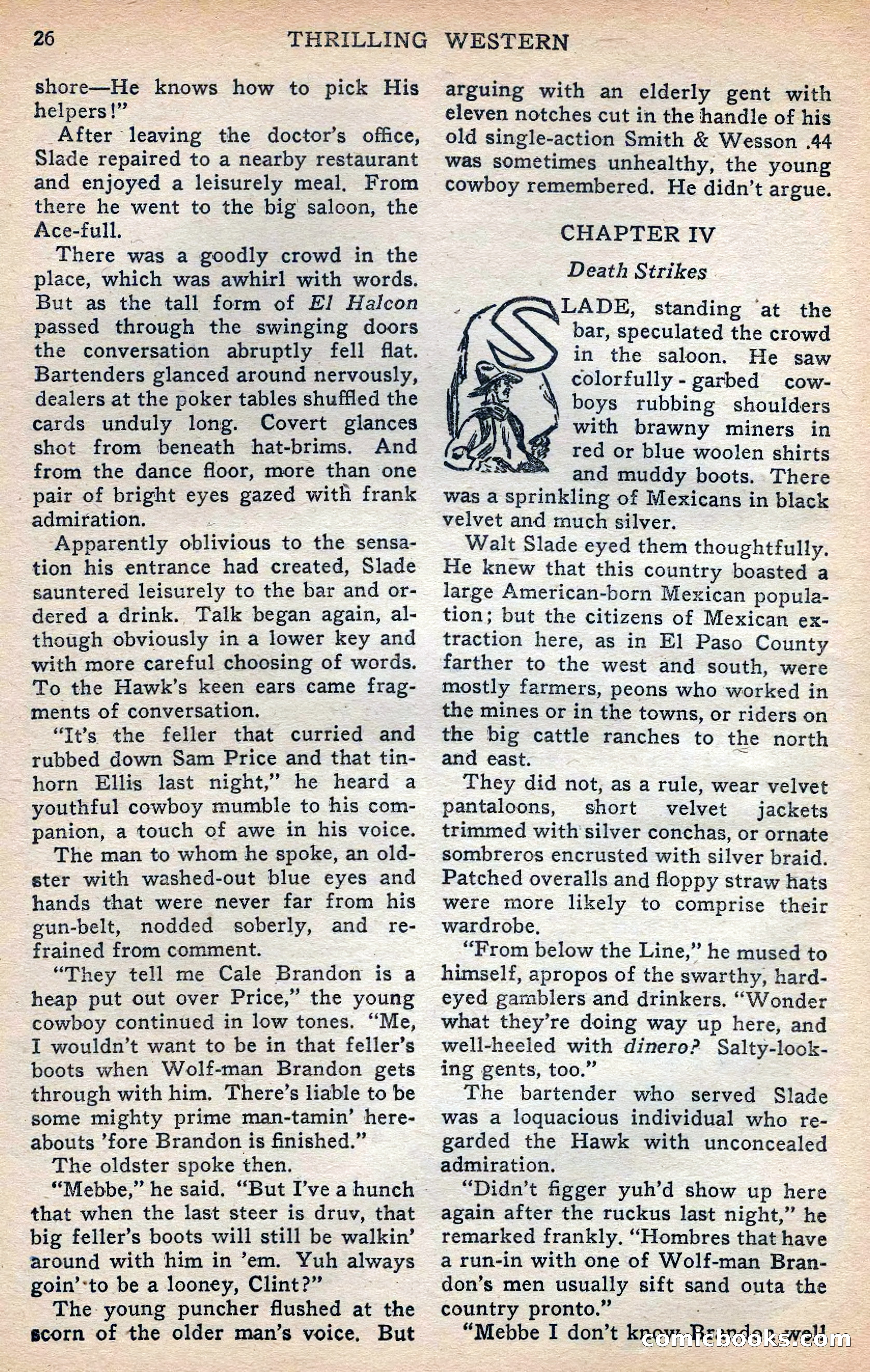 Thrilling Western, Vol. 38, No. 3 — page 27 of 116