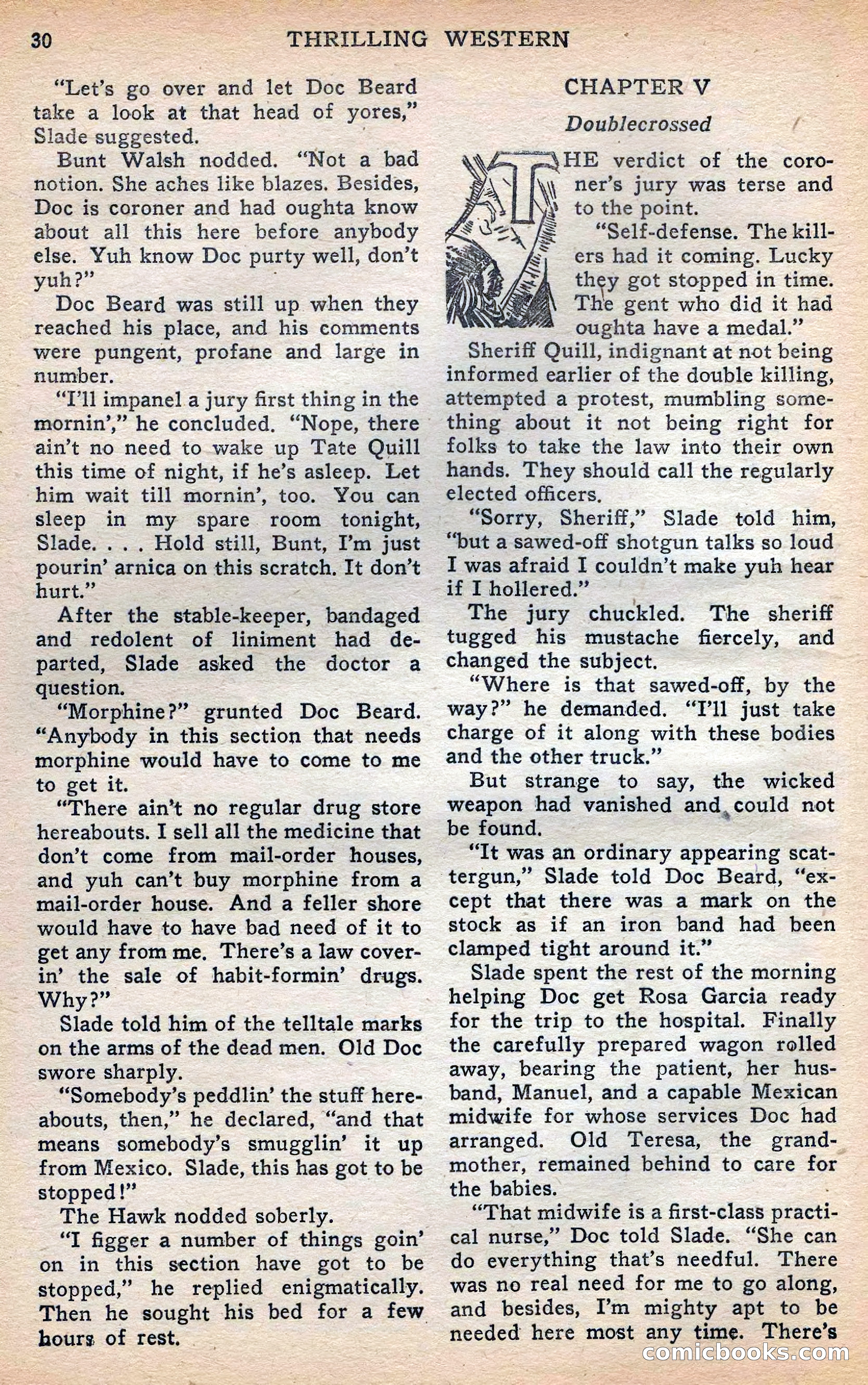 Thrilling Western, Vol. 38, No. 3 — page 31 of 116