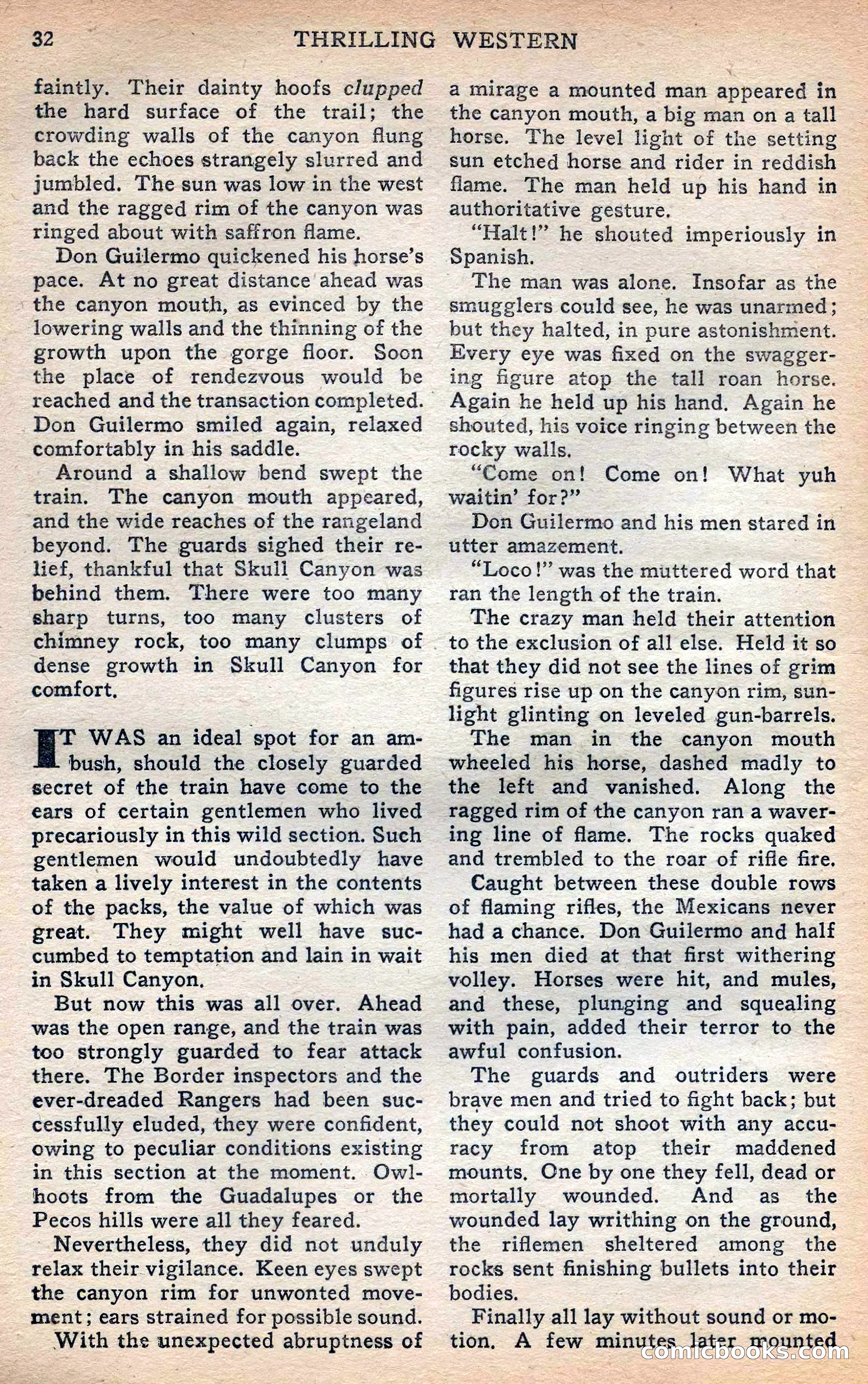 Thrilling Western, Vol. 38, No. 3 — page 33 of 116