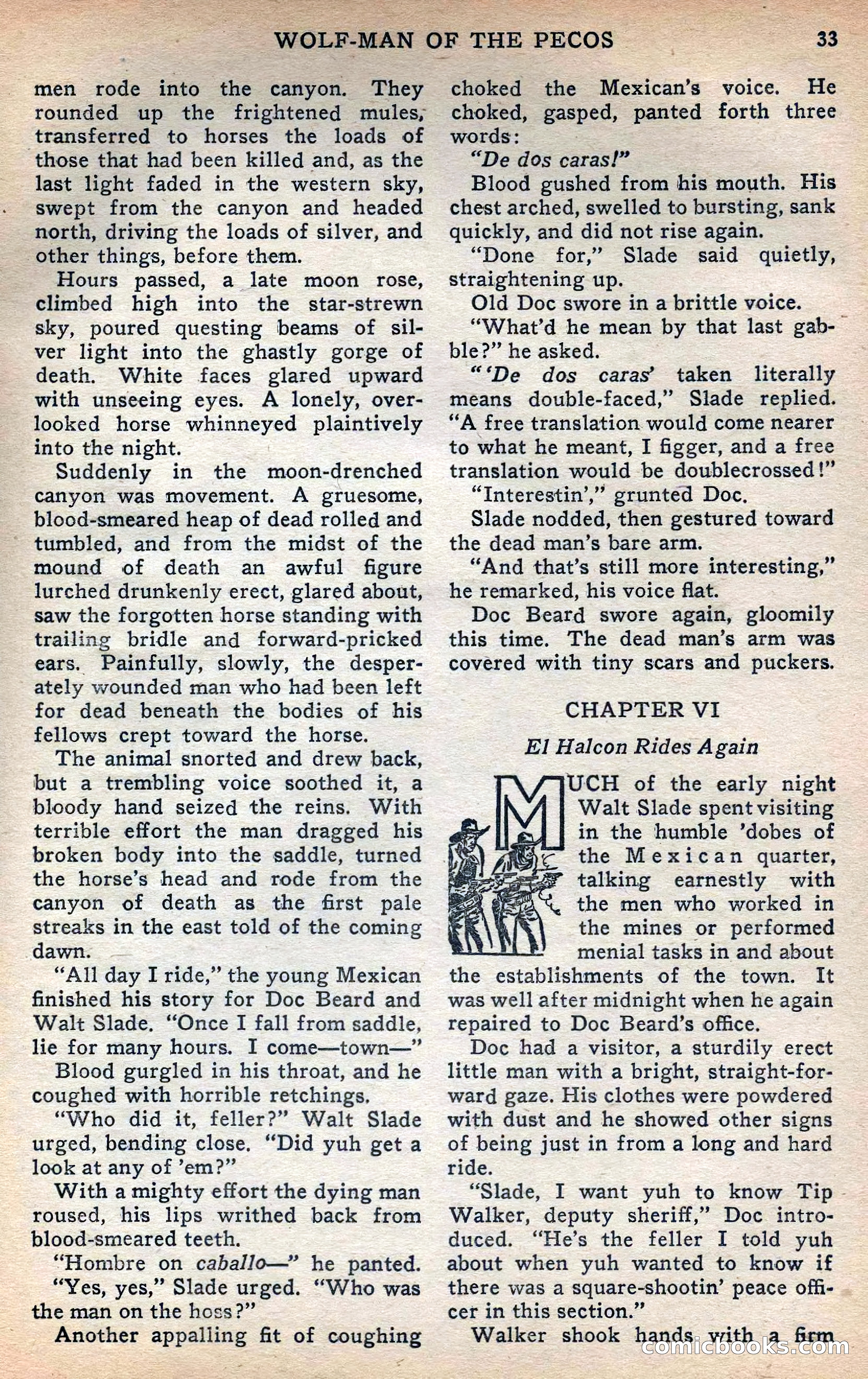 Thrilling Western, Vol. 38, No. 3 — page 34 of 116