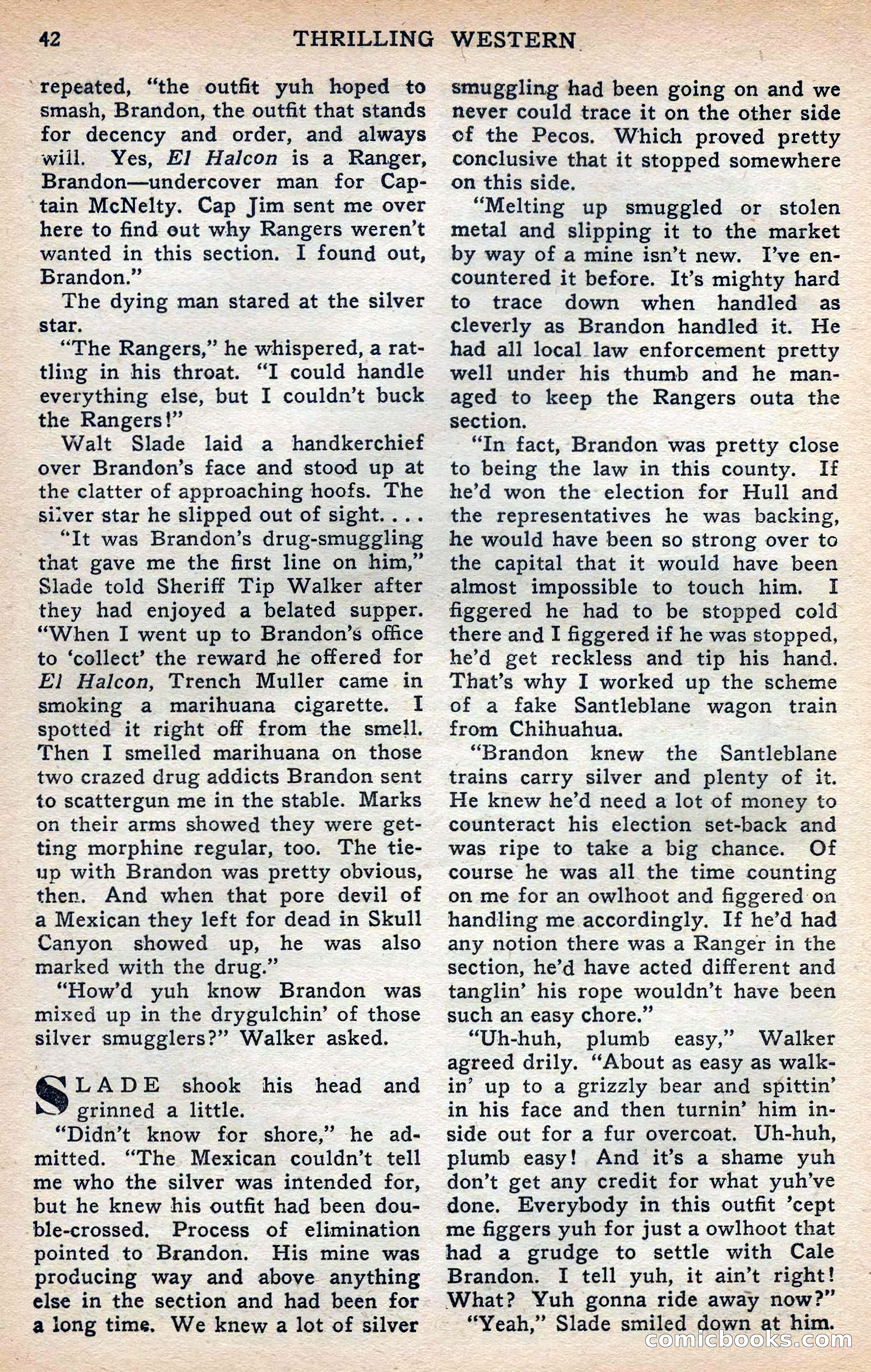 Thrilling Western, Vol. 38, No. 3 — page 43 of 116