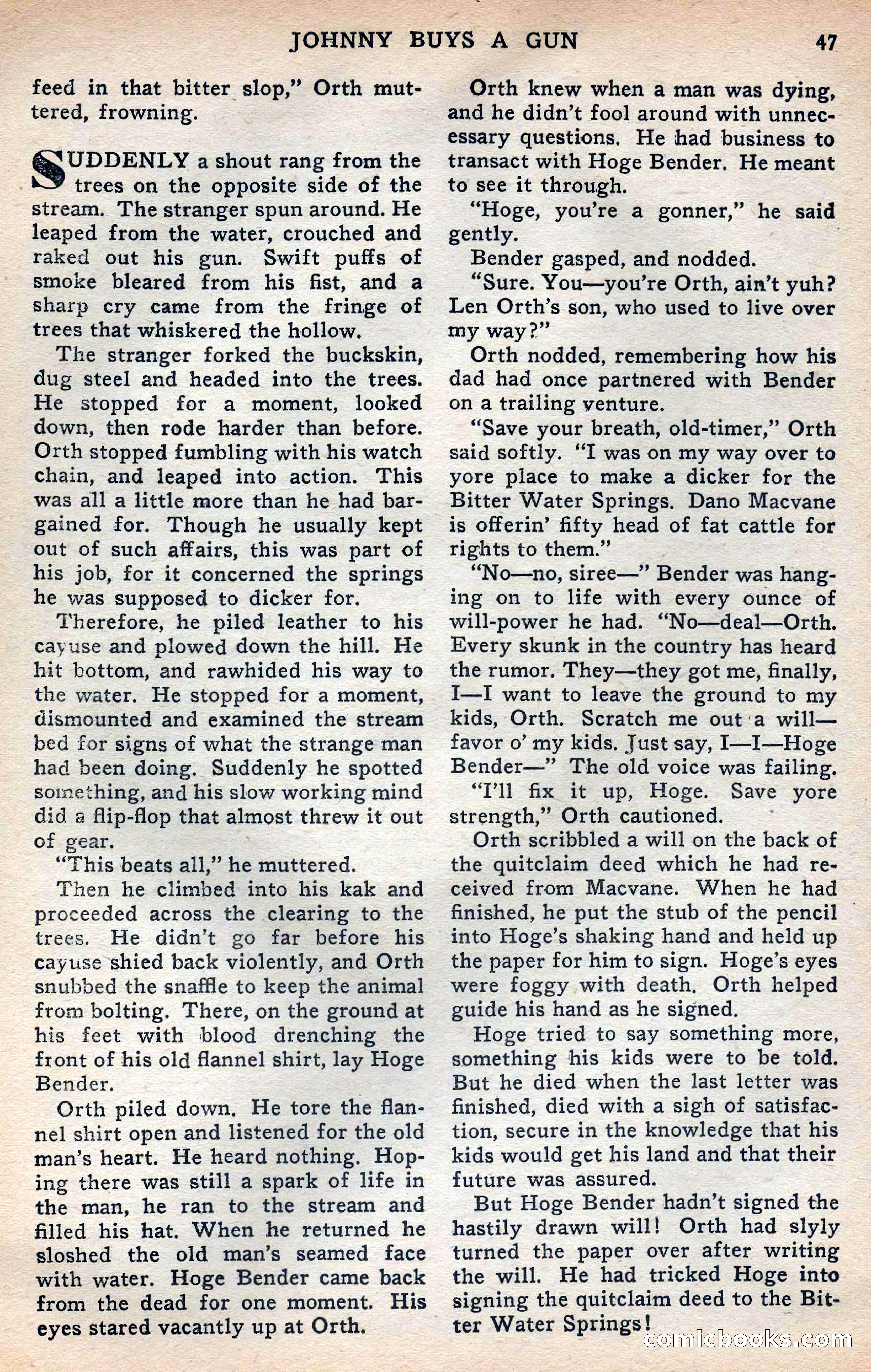 Thrilling Western, Vol. 38, No. 3 — page 48 of 116