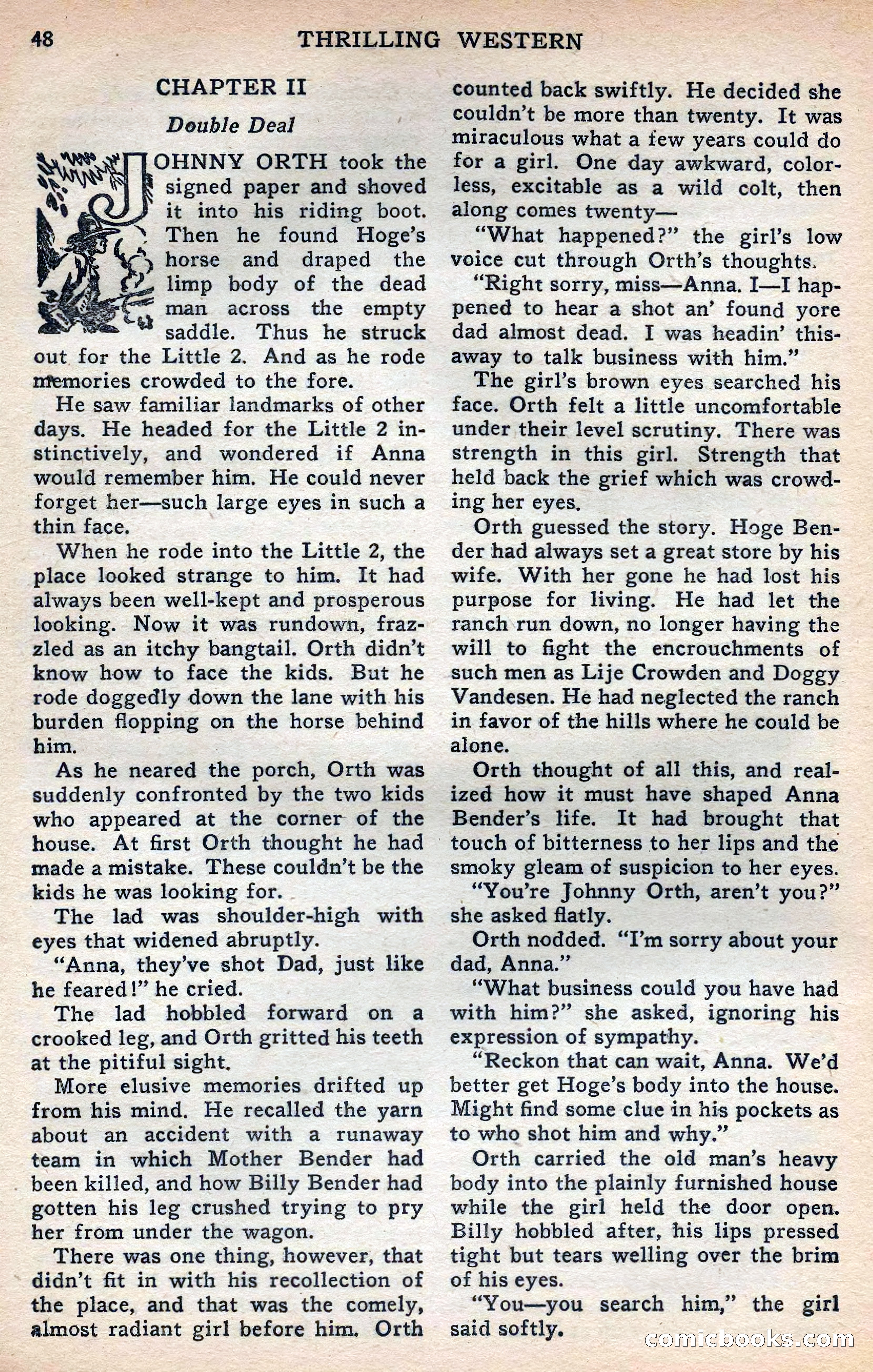 Thrilling Western, Vol. 38, No. 3 — page 49 of 116