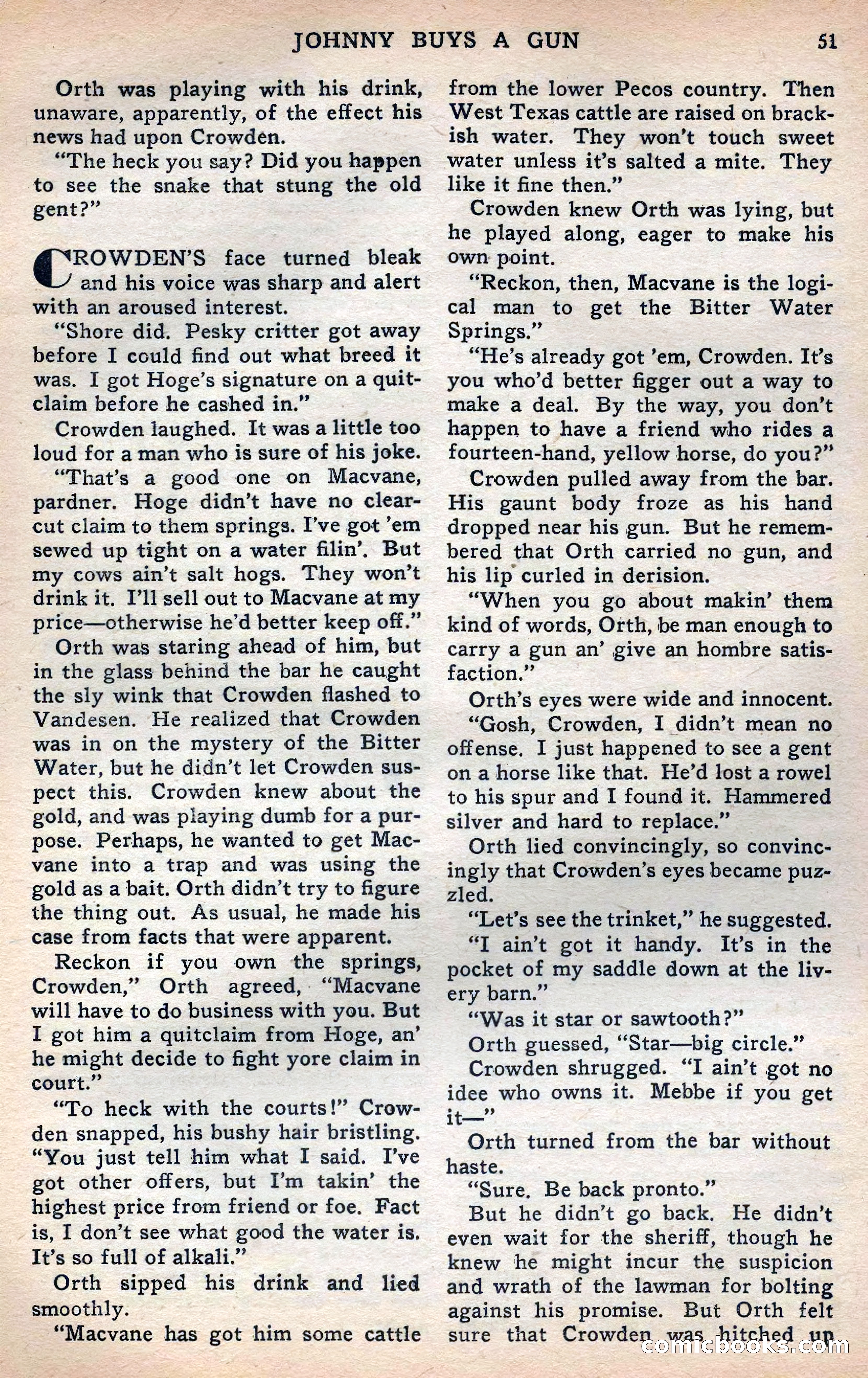 Thrilling Western, Vol. 38, No. 3 — page 52 of 116