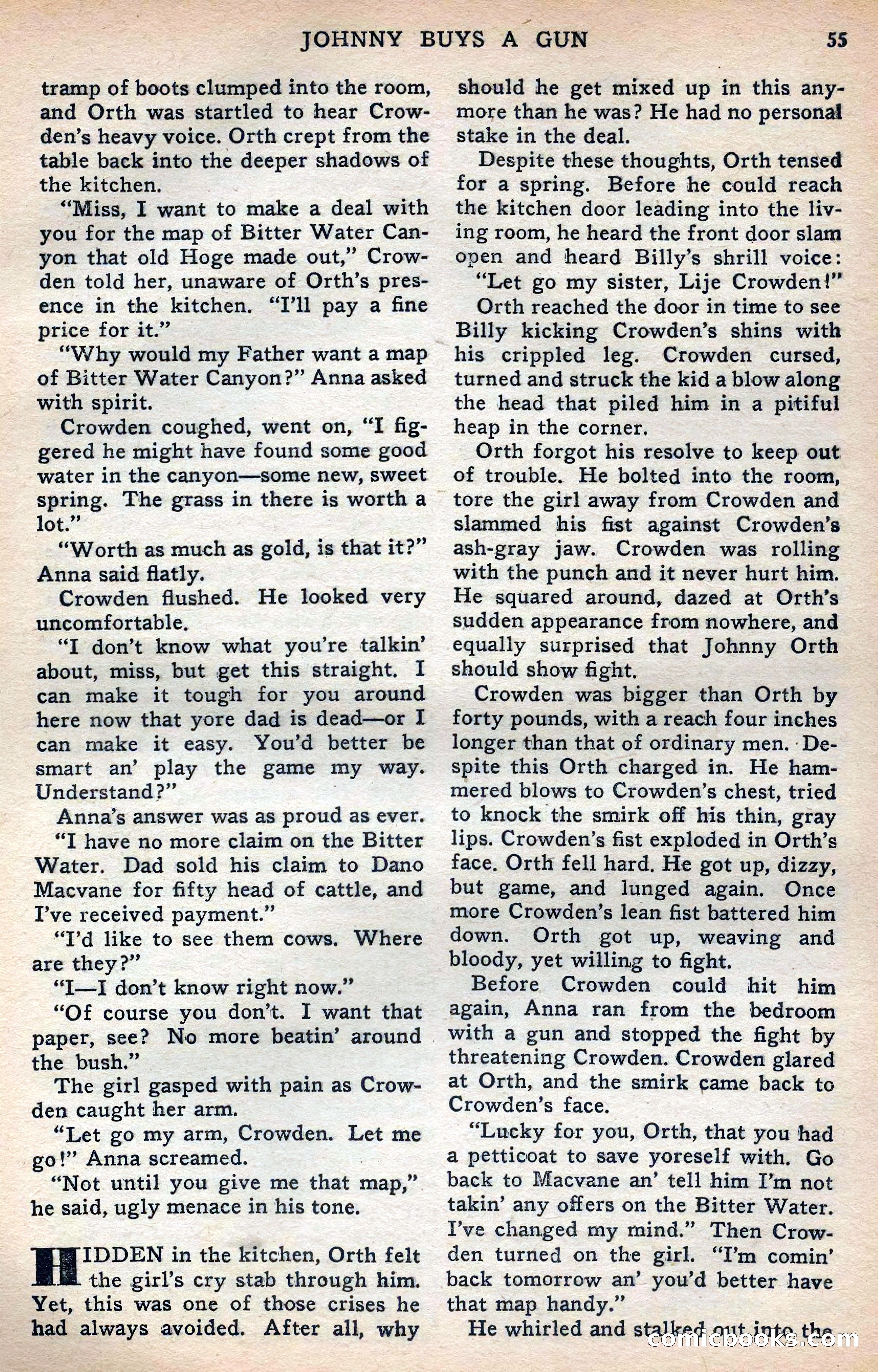 Thrilling Western, Vol. 38, No. 3 — page 56 of 116