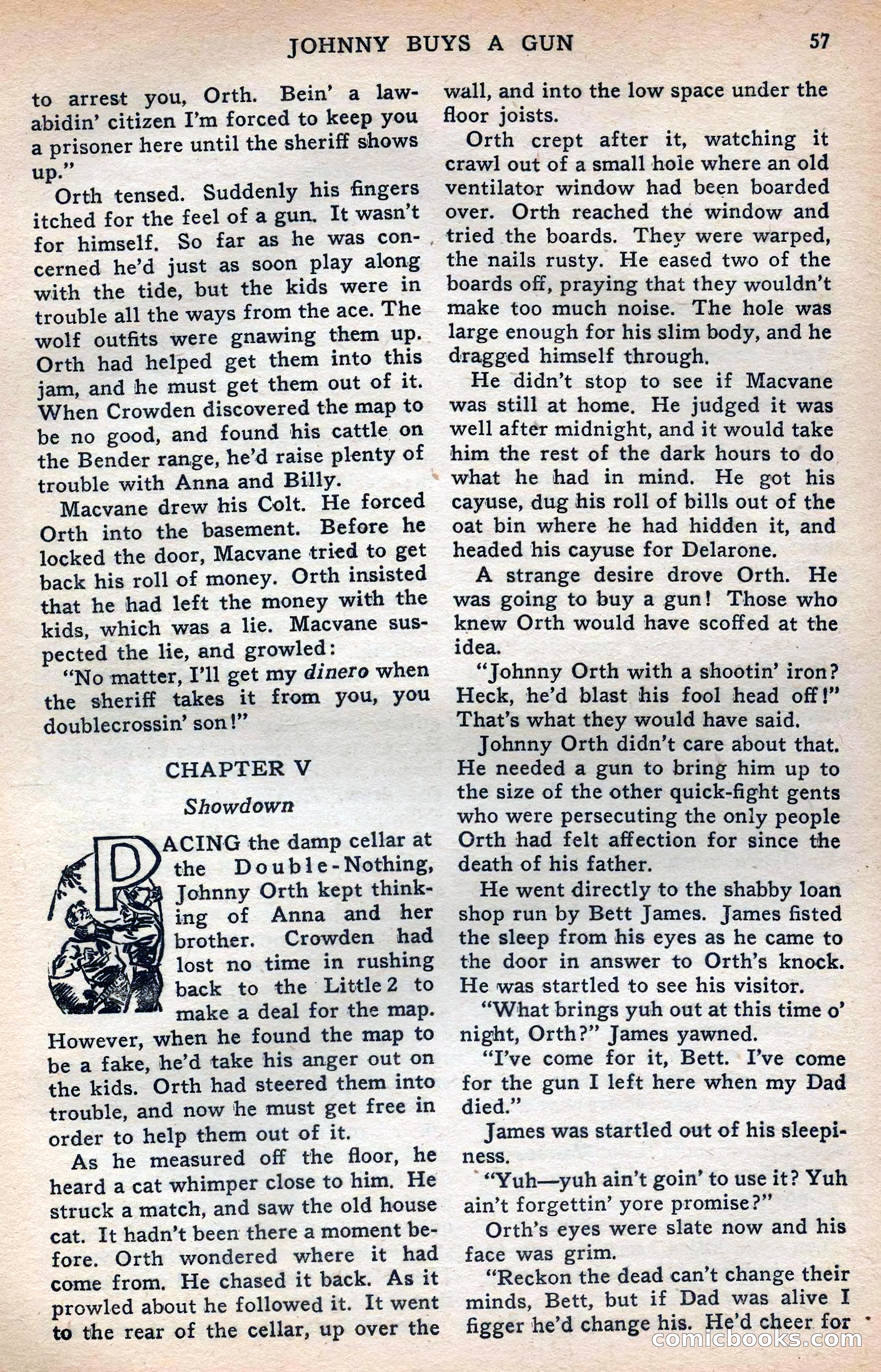 Thrilling Western, Vol. 38, No. 3 — page 58 of 116