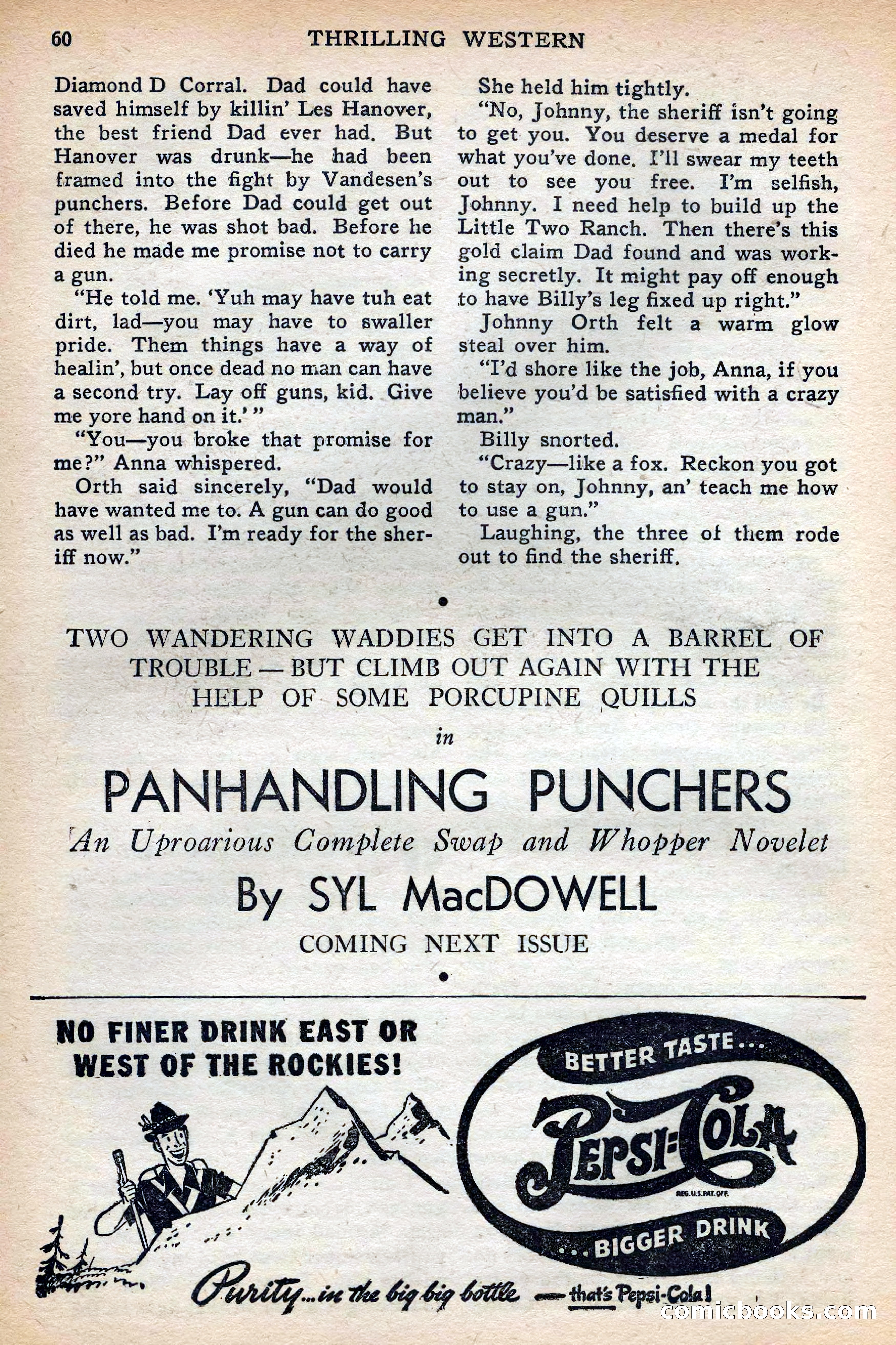Thrilling Western, Vol. 38, No. 3 — page 61 of 116