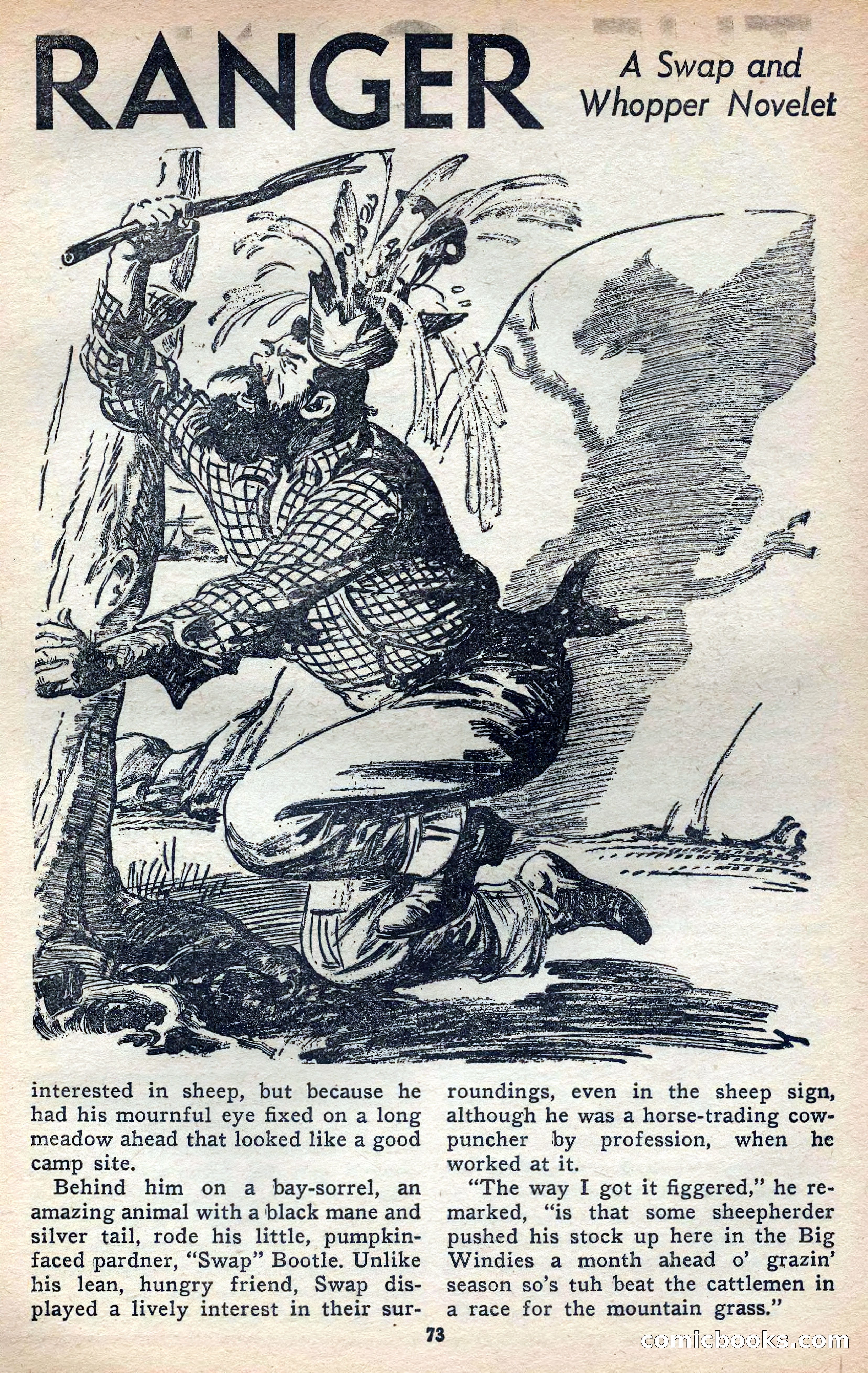 Thrilling Western, Vol. 38, No. 3 — page 74 of 116