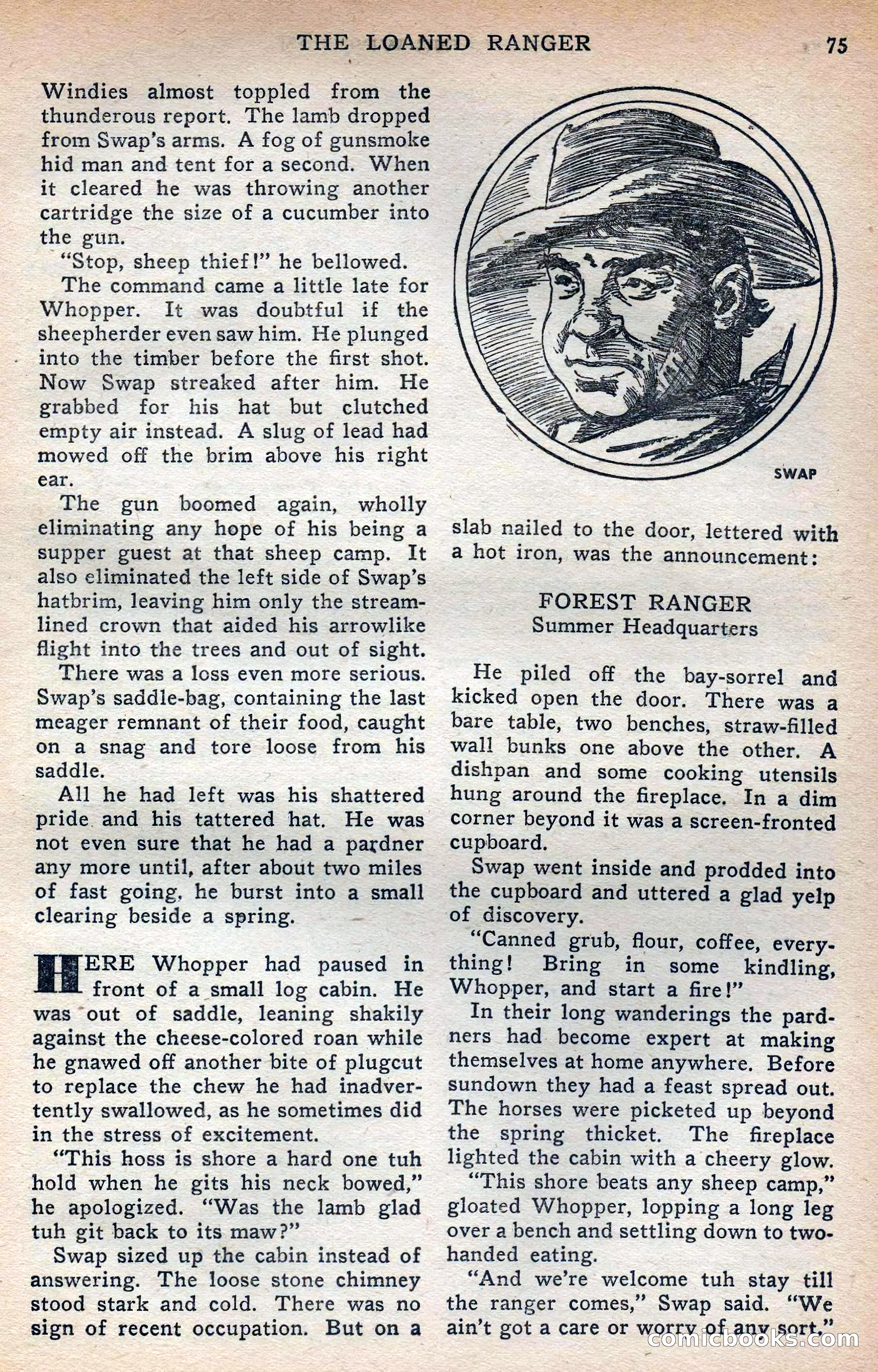 Thrilling Western, Vol. 38, No. 3 — page 76 of 116