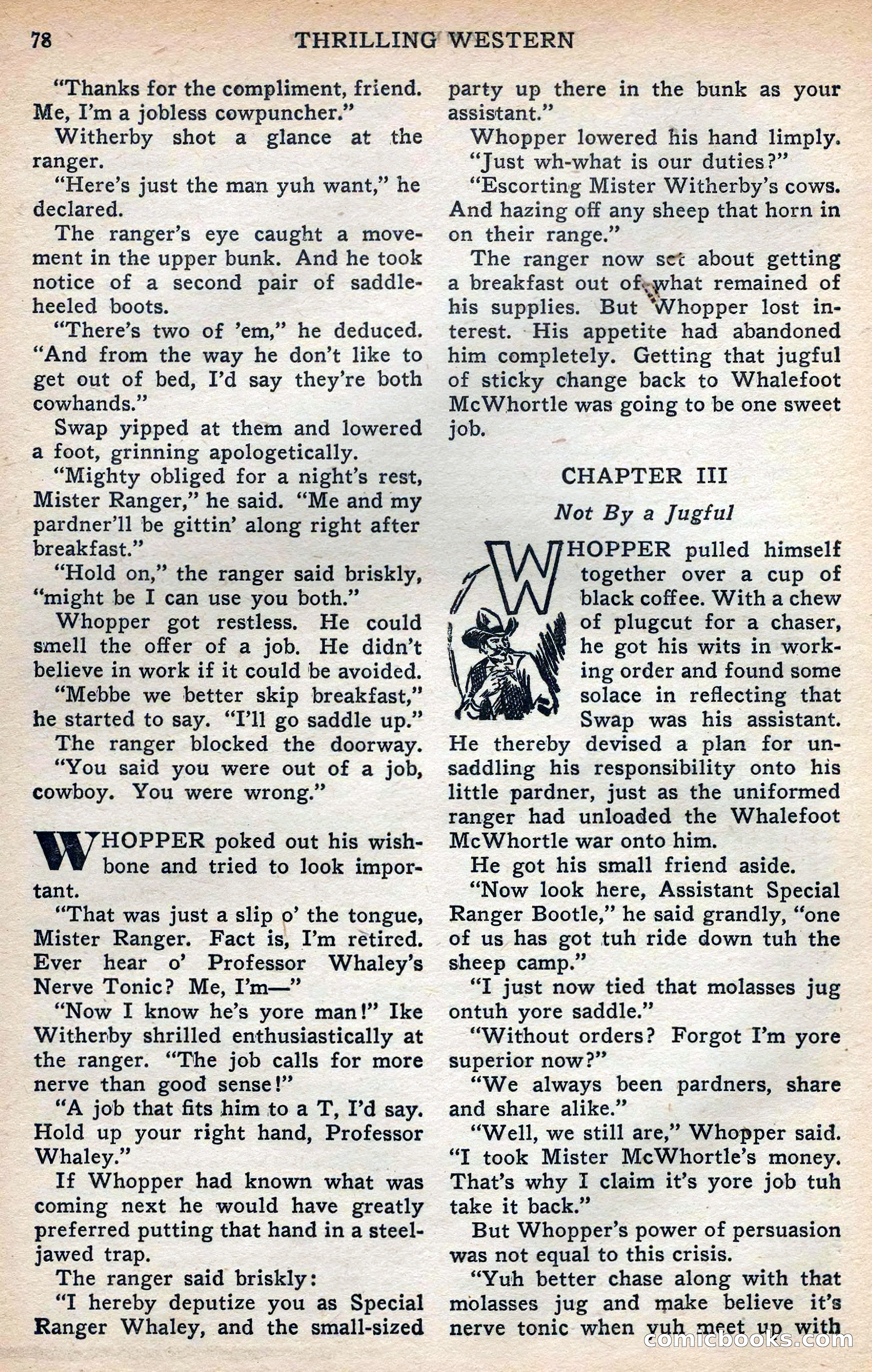 Thrilling Western, Vol. 38, No. 3 — page 79 of 116