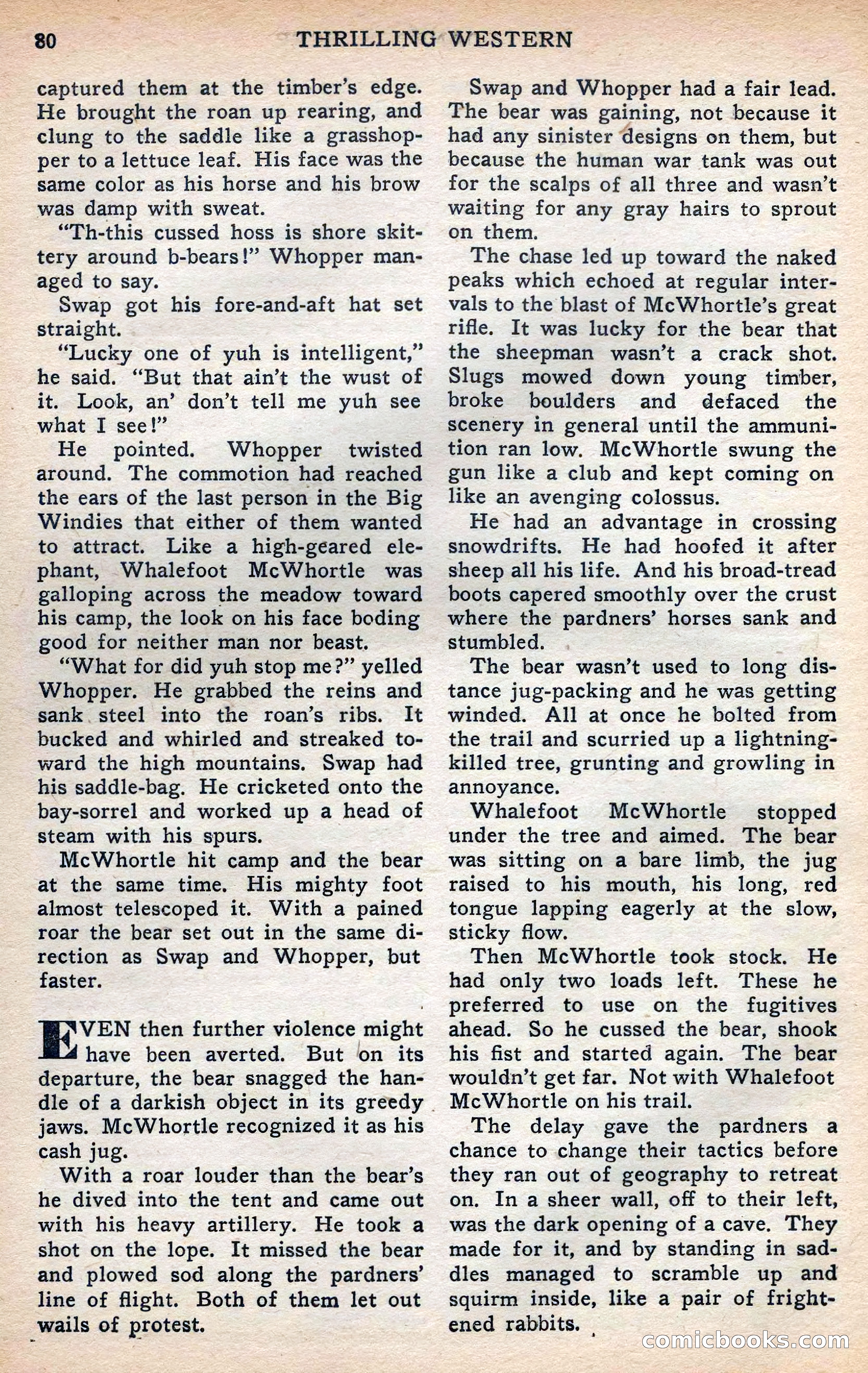 Thrilling Western, Vol. 38, No. 3 — page 81 of 116
