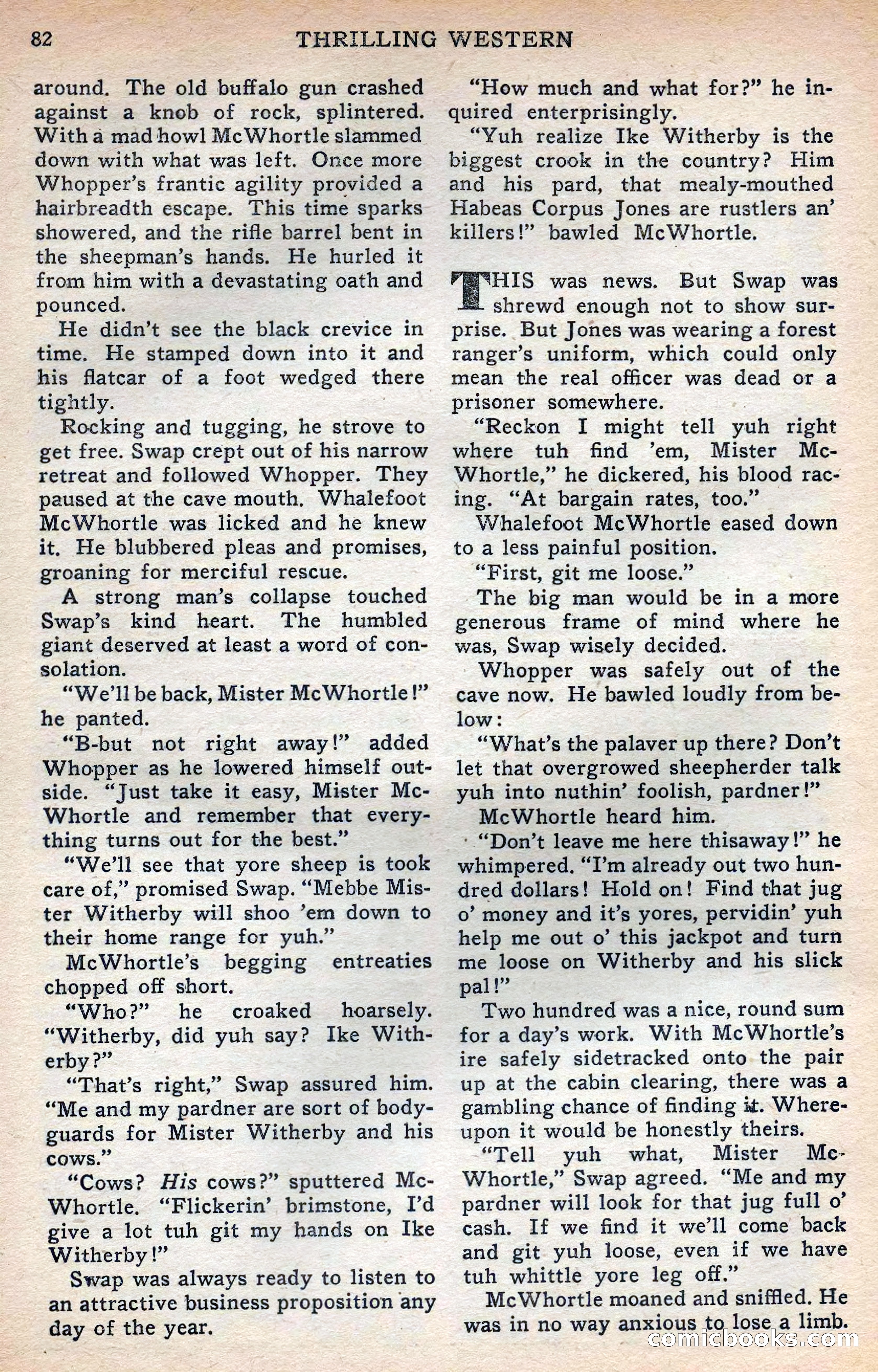Thrilling Western, Vol. 38, No. 3 — page 83 of 116