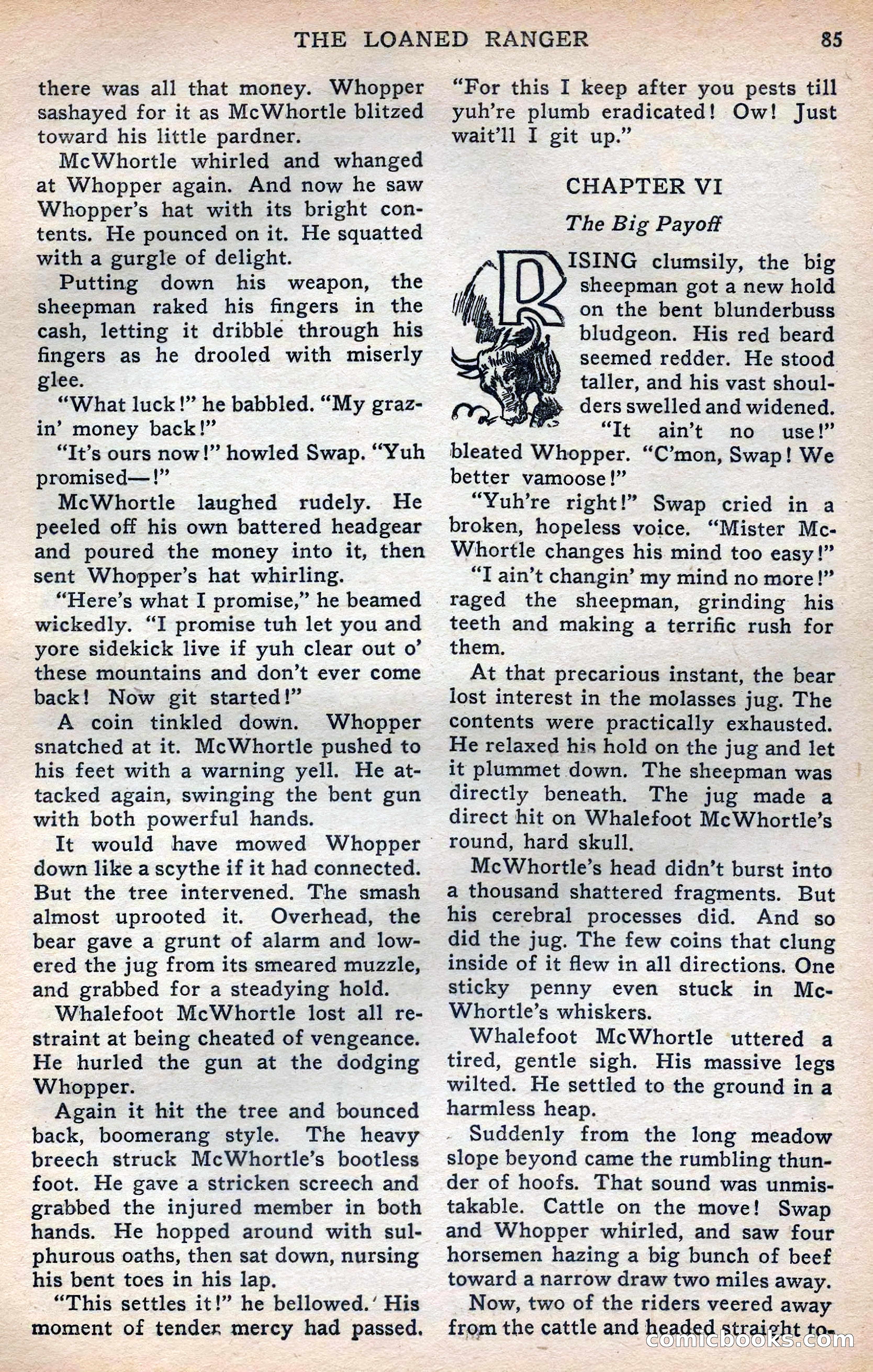 Thrilling Western, Vol. 38, No. 3 — page 86 of 116