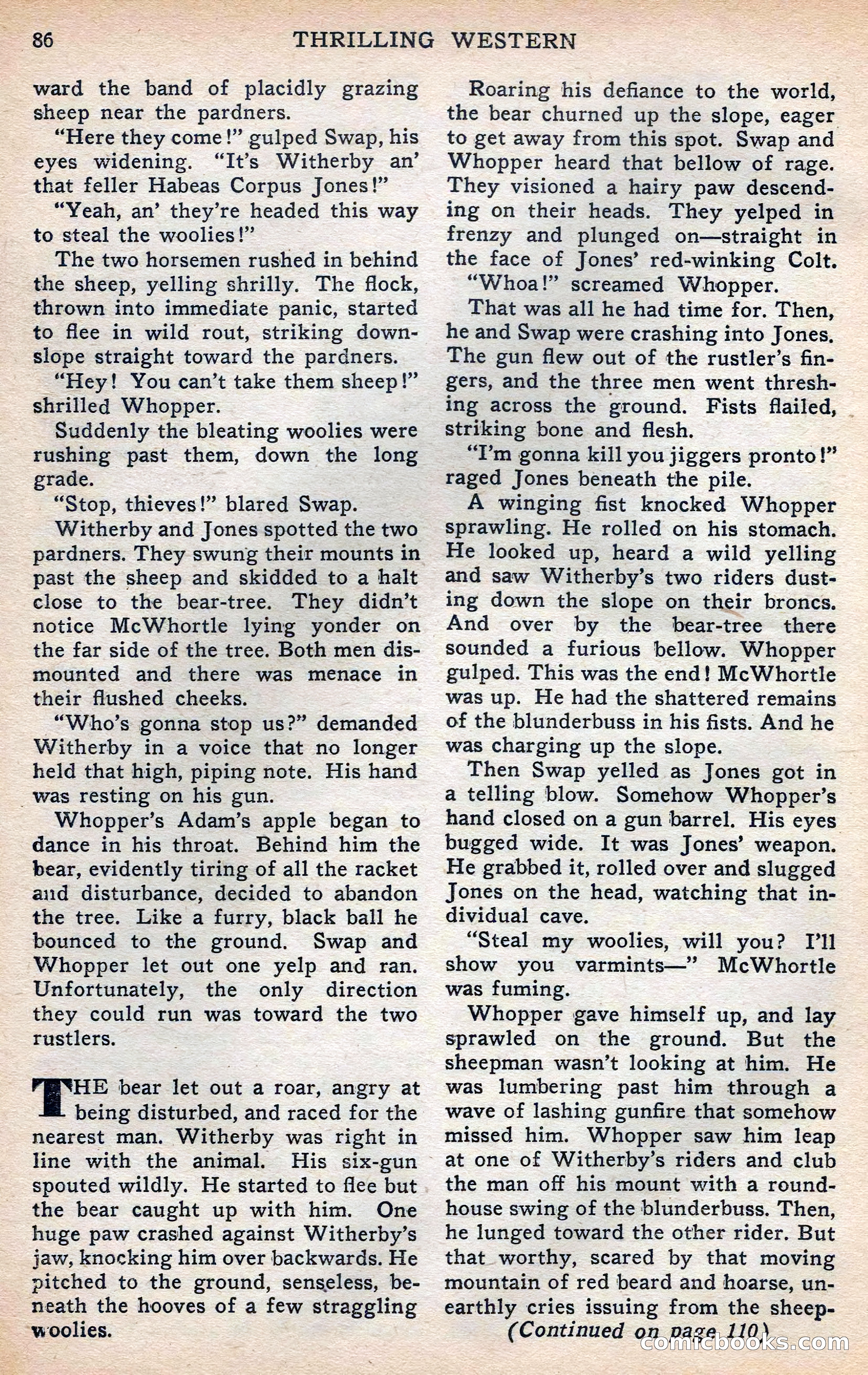 Thrilling Western, Vol. 38, No. 3 — page 87 of 116