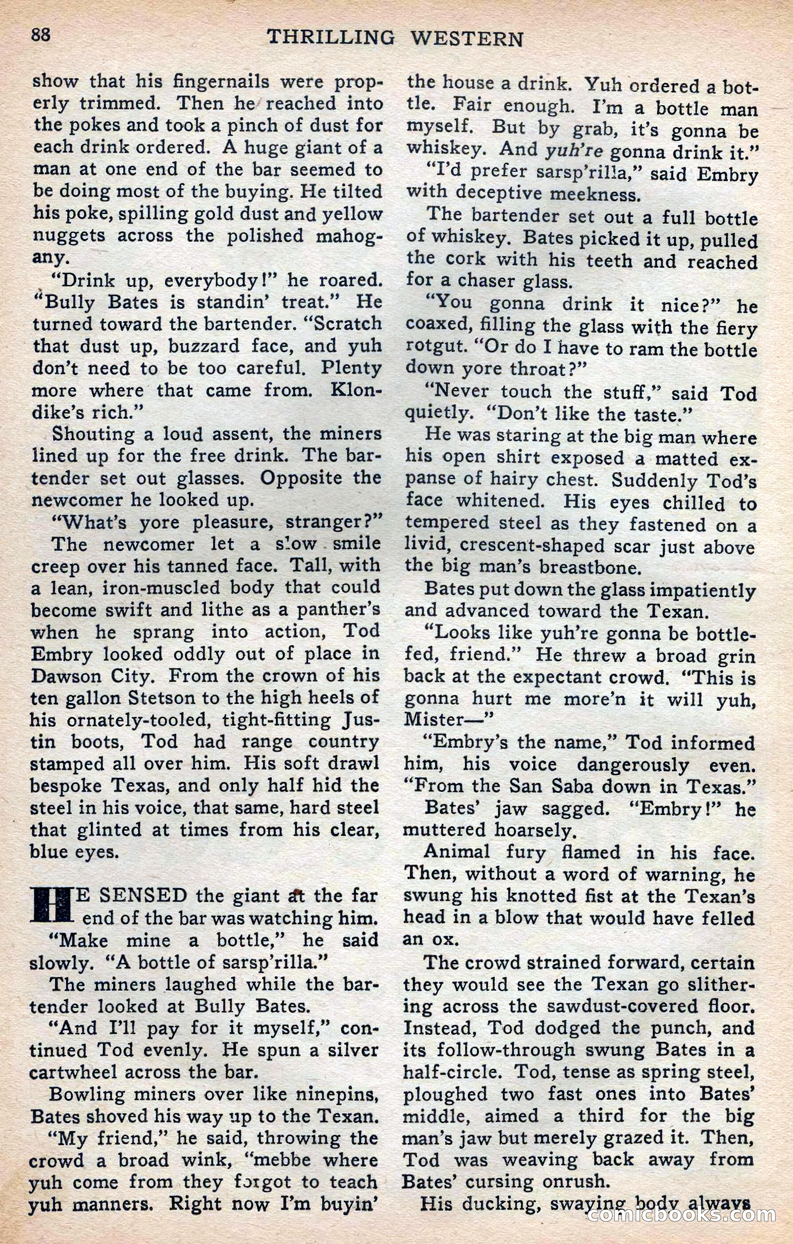 Thrilling Western, Vol. 38, No. 3 — page 89 of 116
